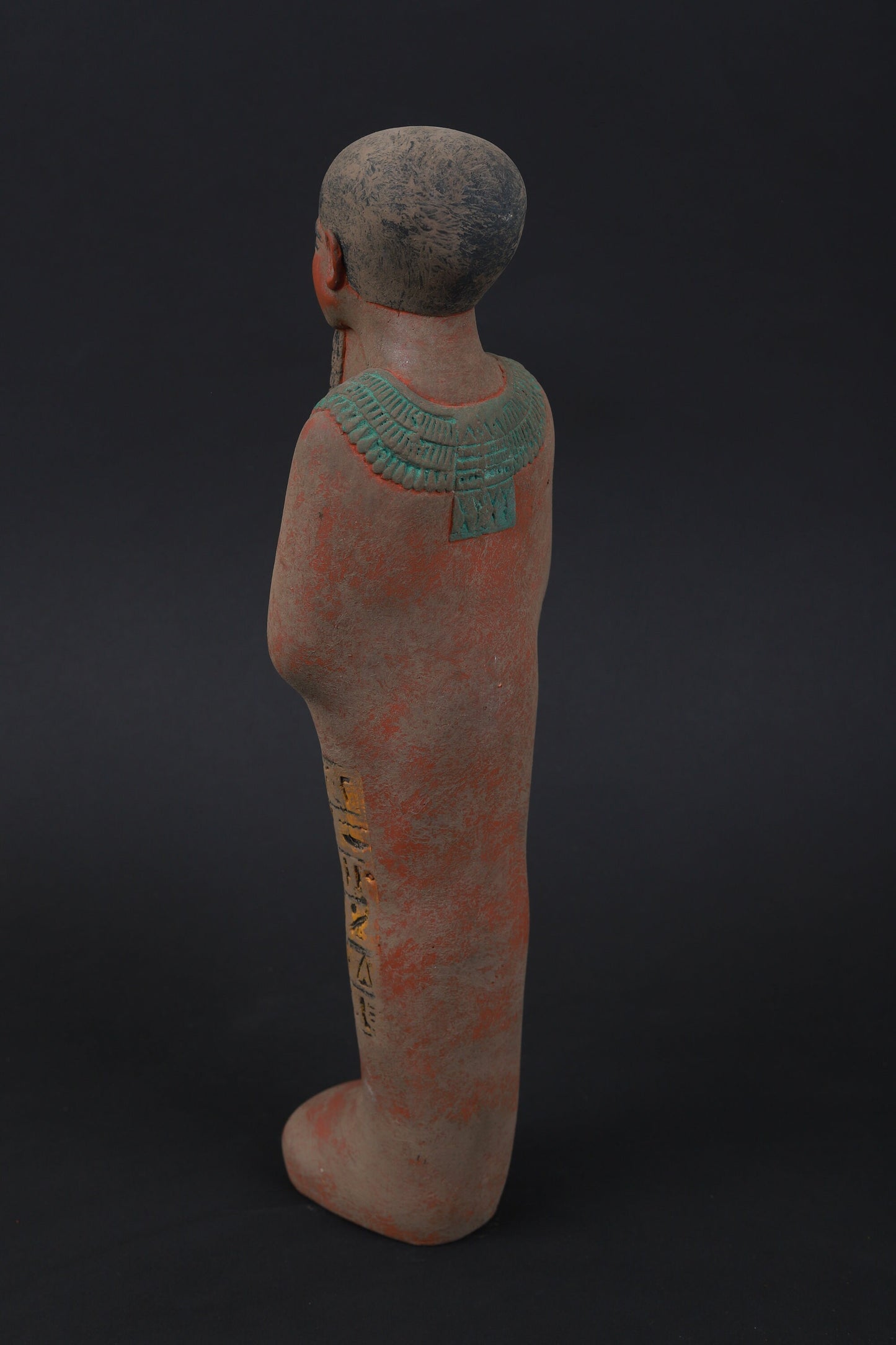 Unique statue antique of the Egyptian Ptahhotep, Minster and Philosopher writer of the world Oldest Book (2200 BCE)