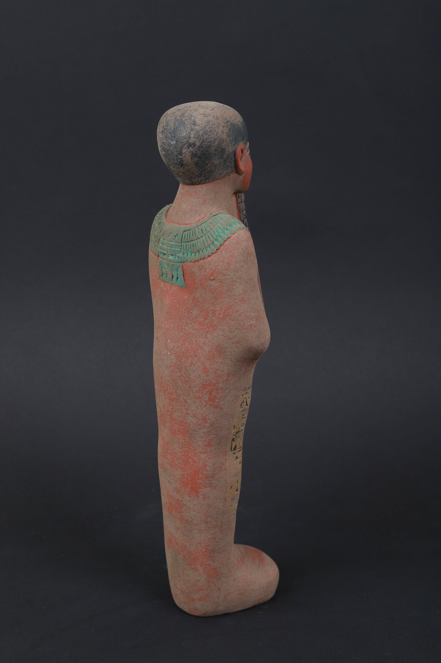 Unique statue antique of the Egyptian Ptahhotep, Minster and Philosopher writer of the world Oldest Book (2200 BCE)