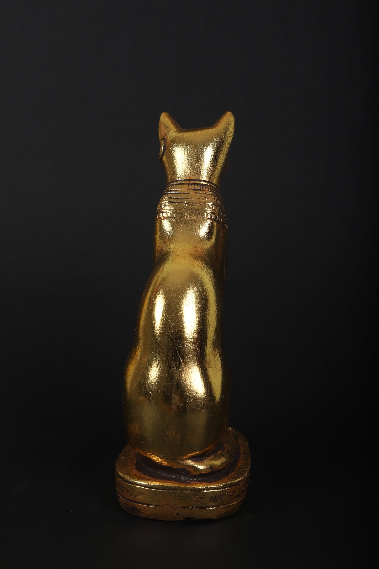 Egyptian Cat Goddess Bastet and Isis in between