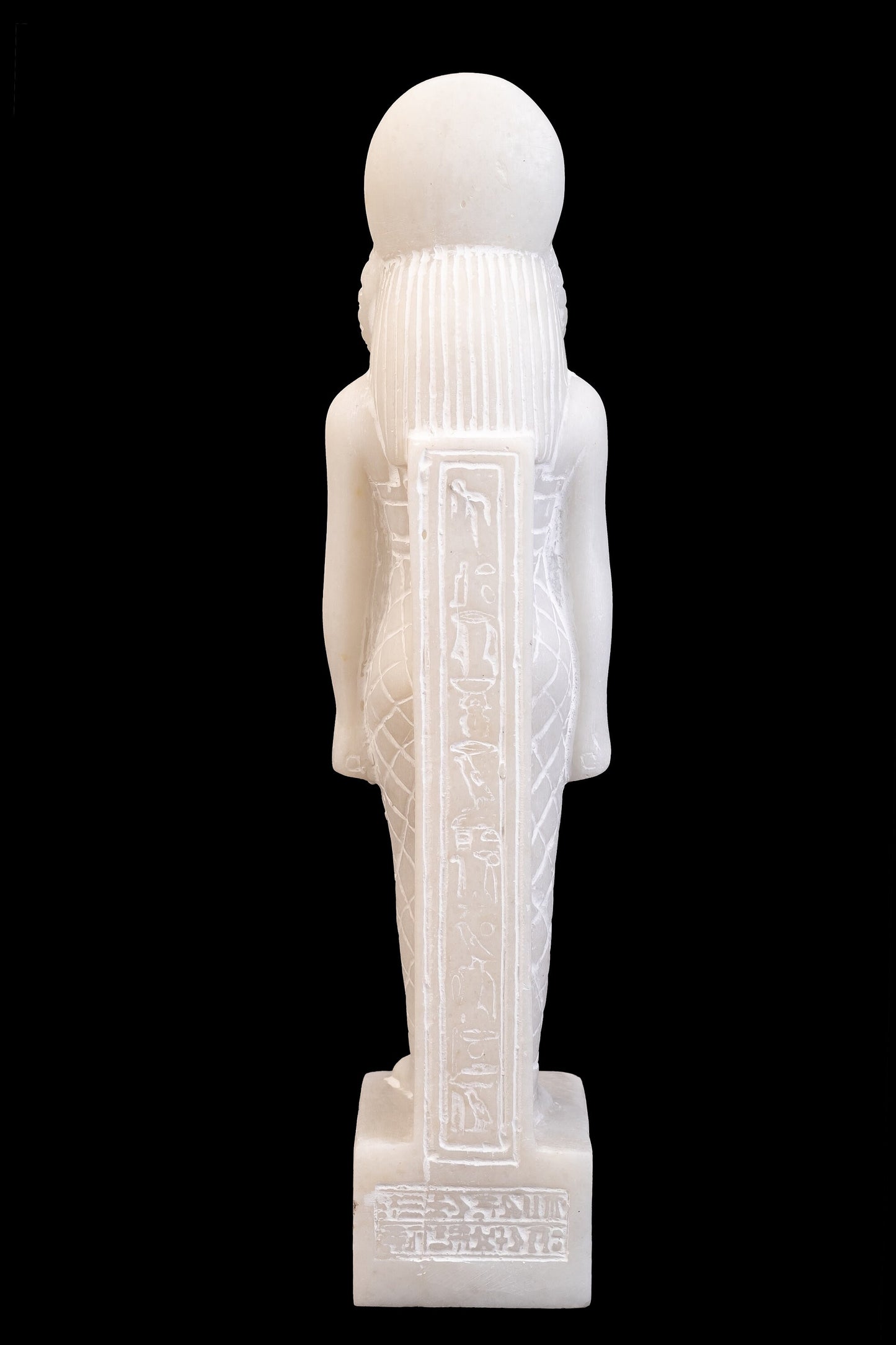 Ancient Egyptian statue of Goddess Sekhmet,whose Lioness head with a woman's body has the eye of the sun God, Pharaohs made of Marrmer
