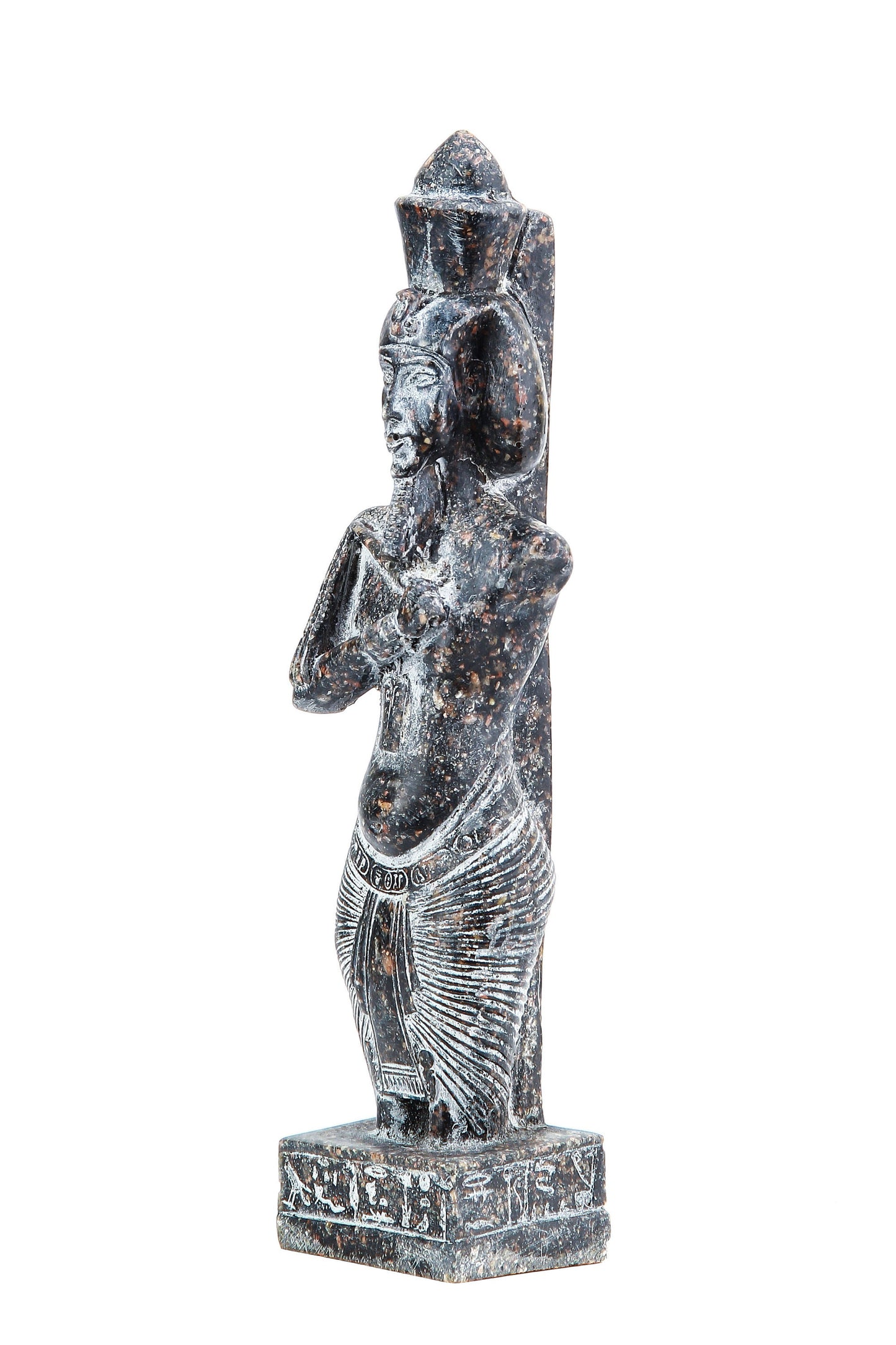 Ancient Egyptian statue of king Akhenaten also spelled Echnaton made in Egypt