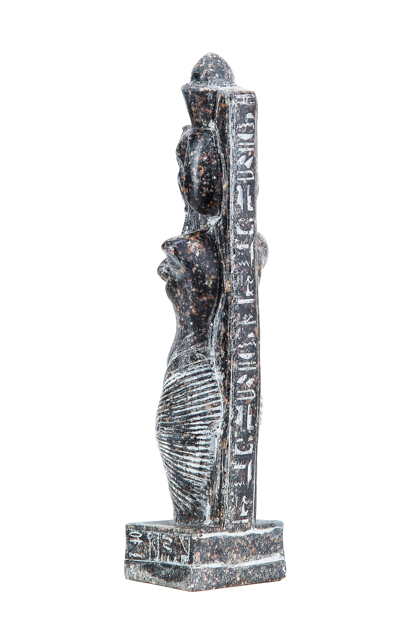 Ancient Egyptian statue of king Akhenaten also spelled Echnaton made in Egypt