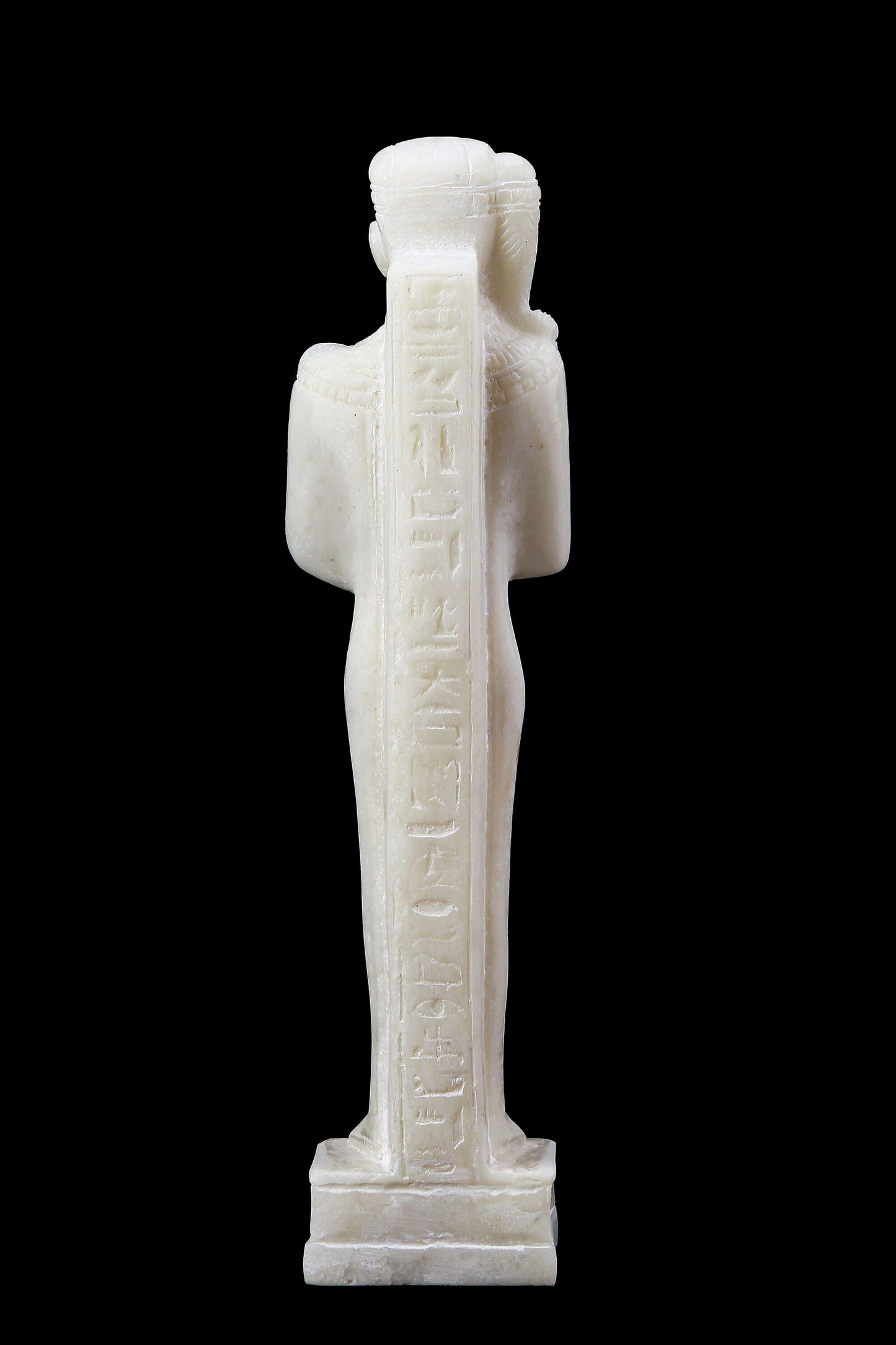 Ancient Egyptian statue of Khonsu the God of the moon marble stone made in Egypt