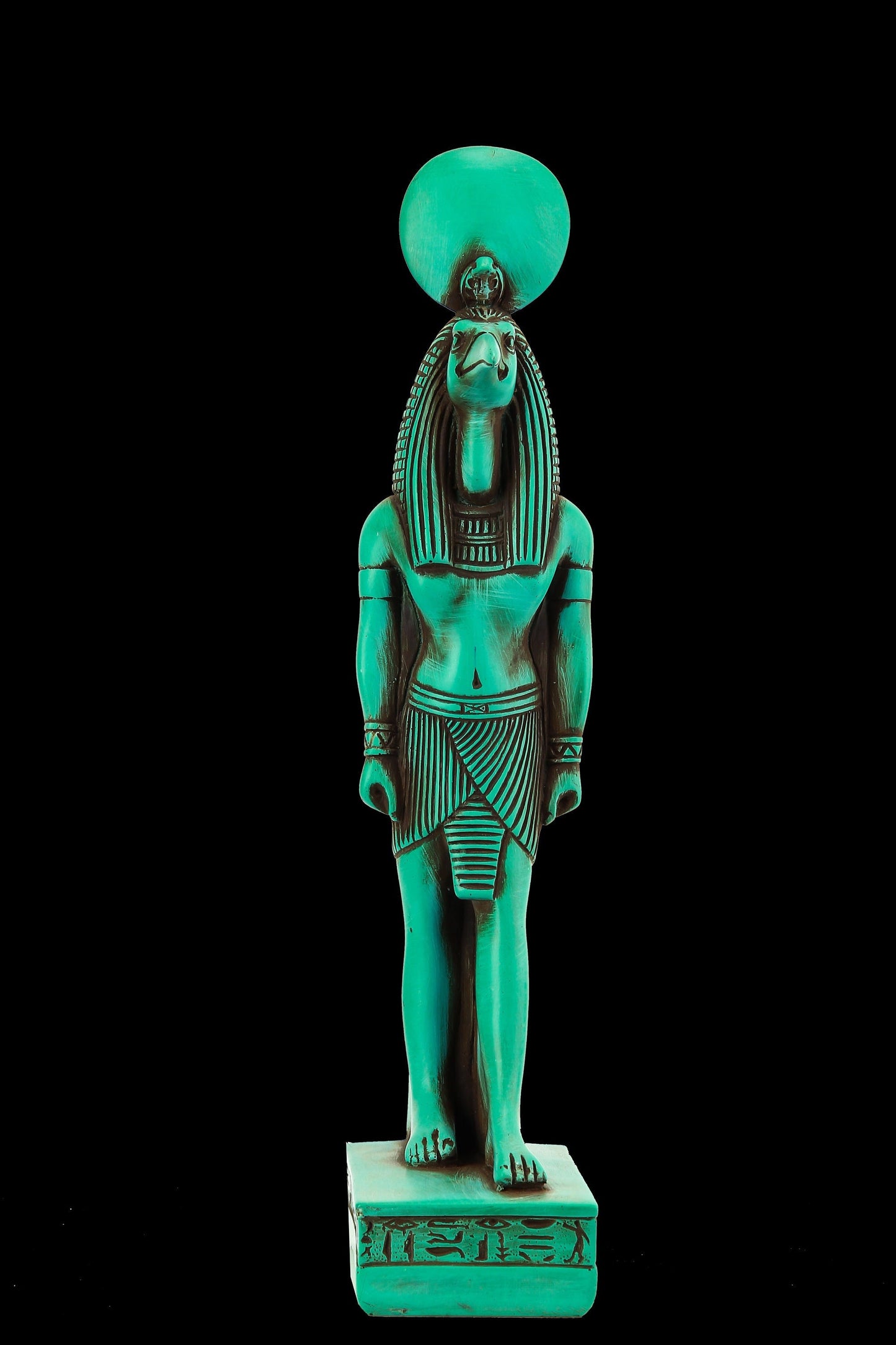 Ancient Egyptian statue of Thoth Symbol of moon, magic, and master of knowledge. He was depicted as an Ibis bird or a baboon Made in Egypt.