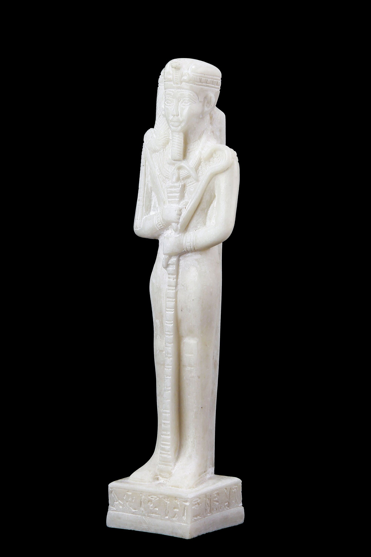 Ancient Egyptian statue of Khonsu the God of the moon marble stone made in Egypt