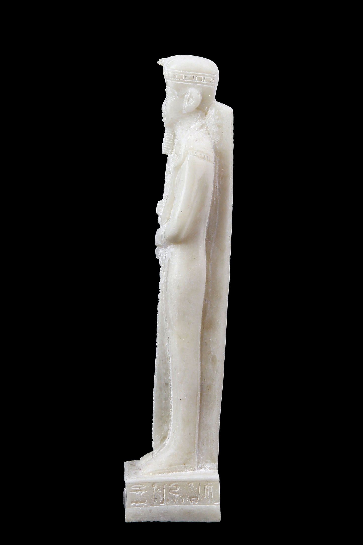 Ancient Egyptian statue of Khonsu the God of the moon marble stone made in Egypt