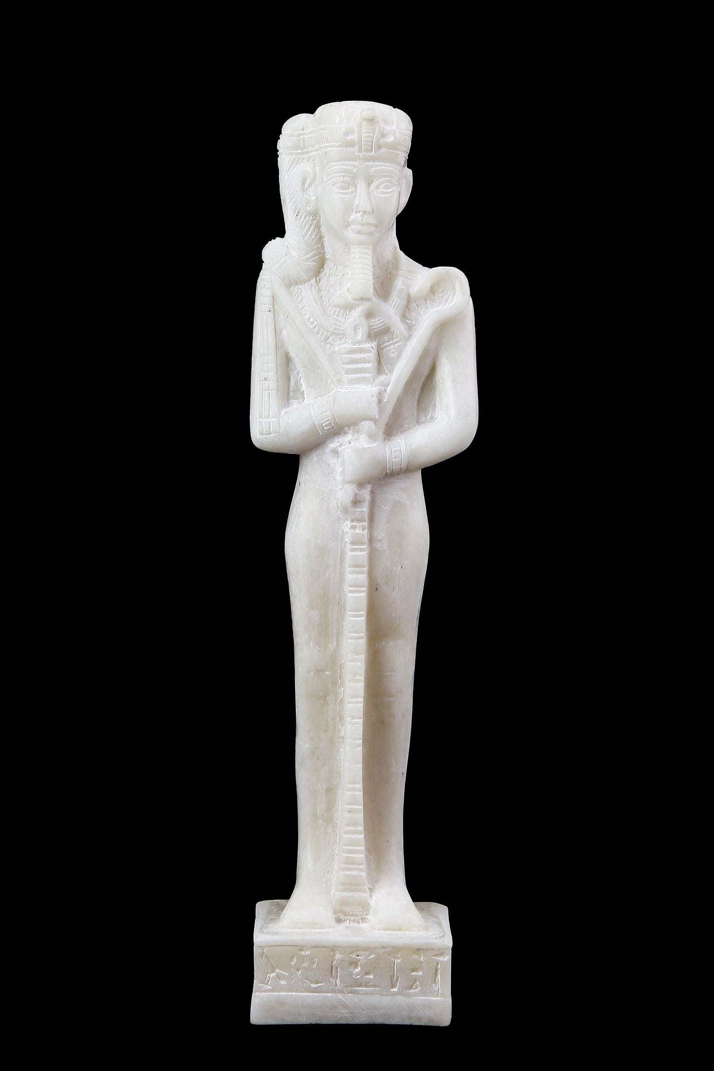 Ancient Egyptian statue of Khonsu the God of the moon marble stone made in Egypt