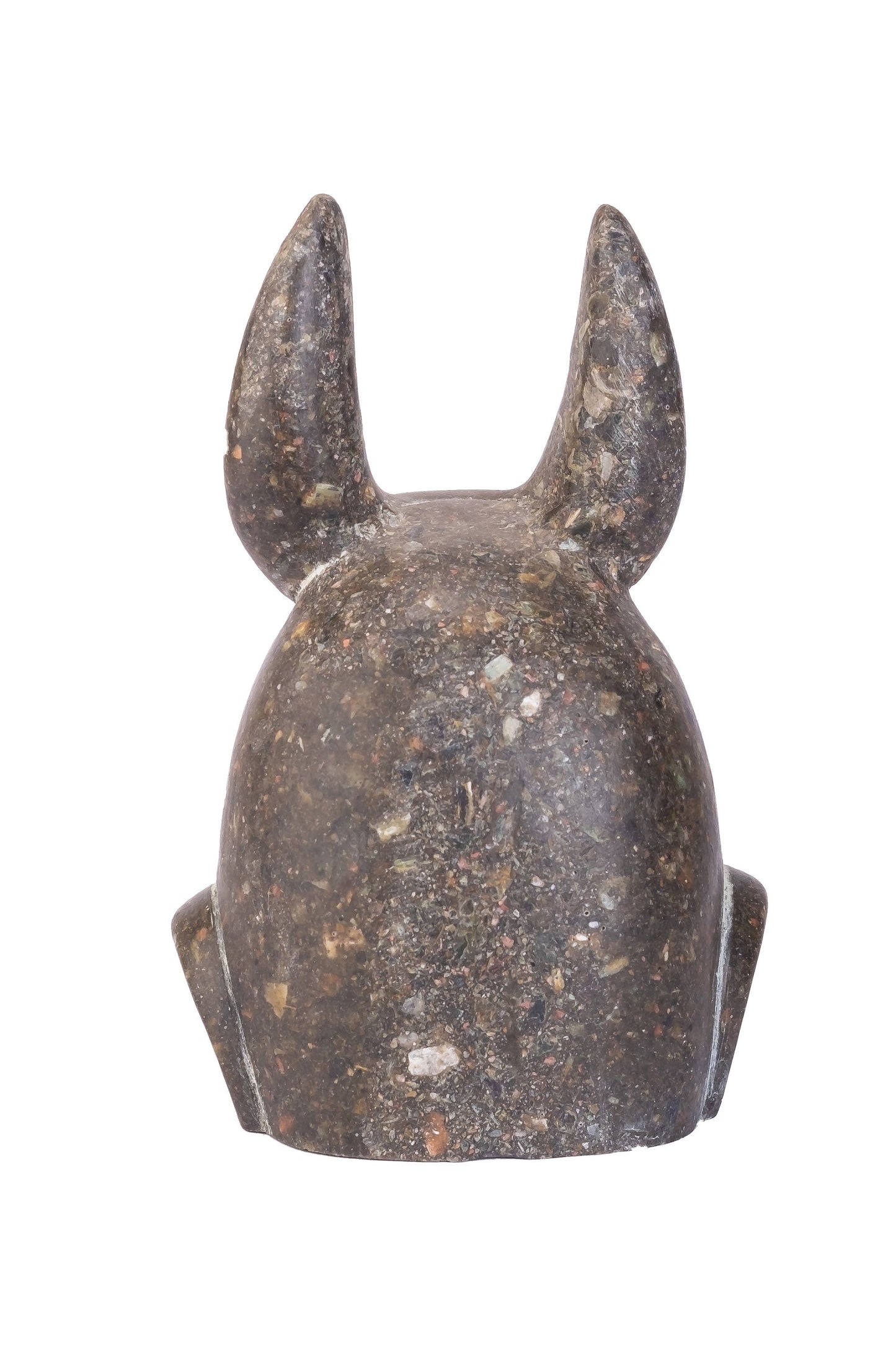 Rare Bust of Anubis Jackal face, God of afterlife and mummification handmade Altar statue made in Egypt