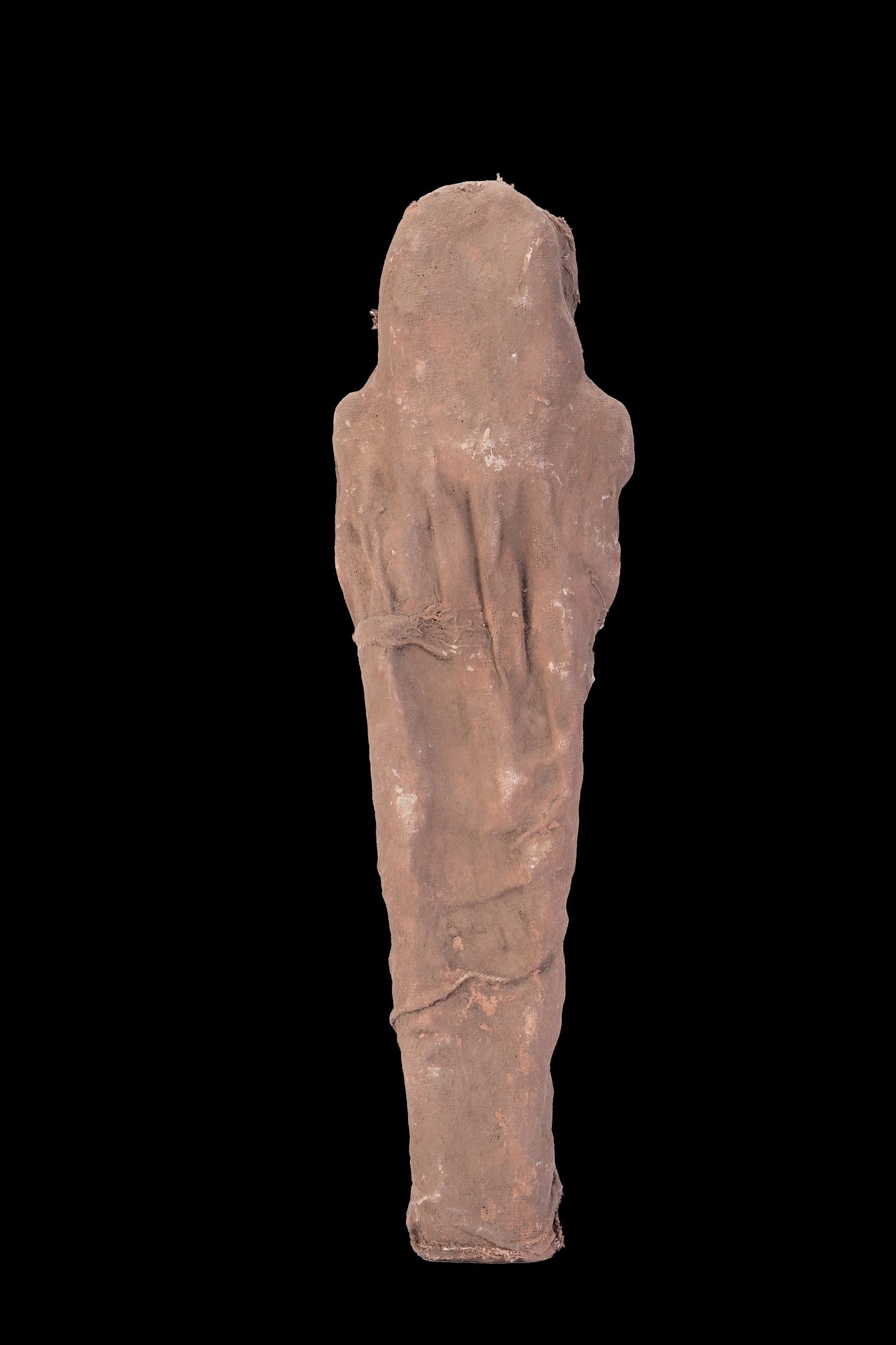 Ancient Ushabti of Isis Goddess with the scarab wings protecting her- Altar statue made with Egyptian soul