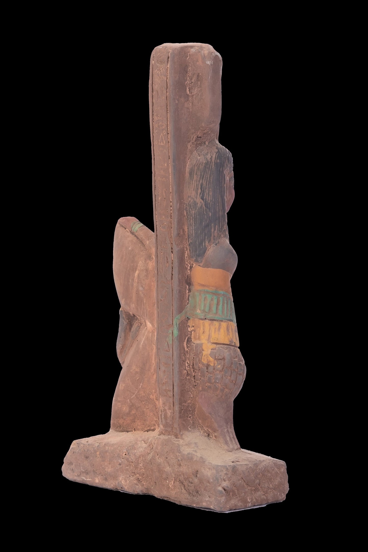 Ancient Egyptian statue of Isis wings Goddess of fertility - Made in Egypt