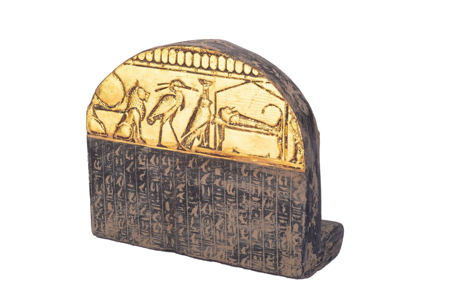 Ancient Egyptian statue of Isis wings Goddess of fertilit