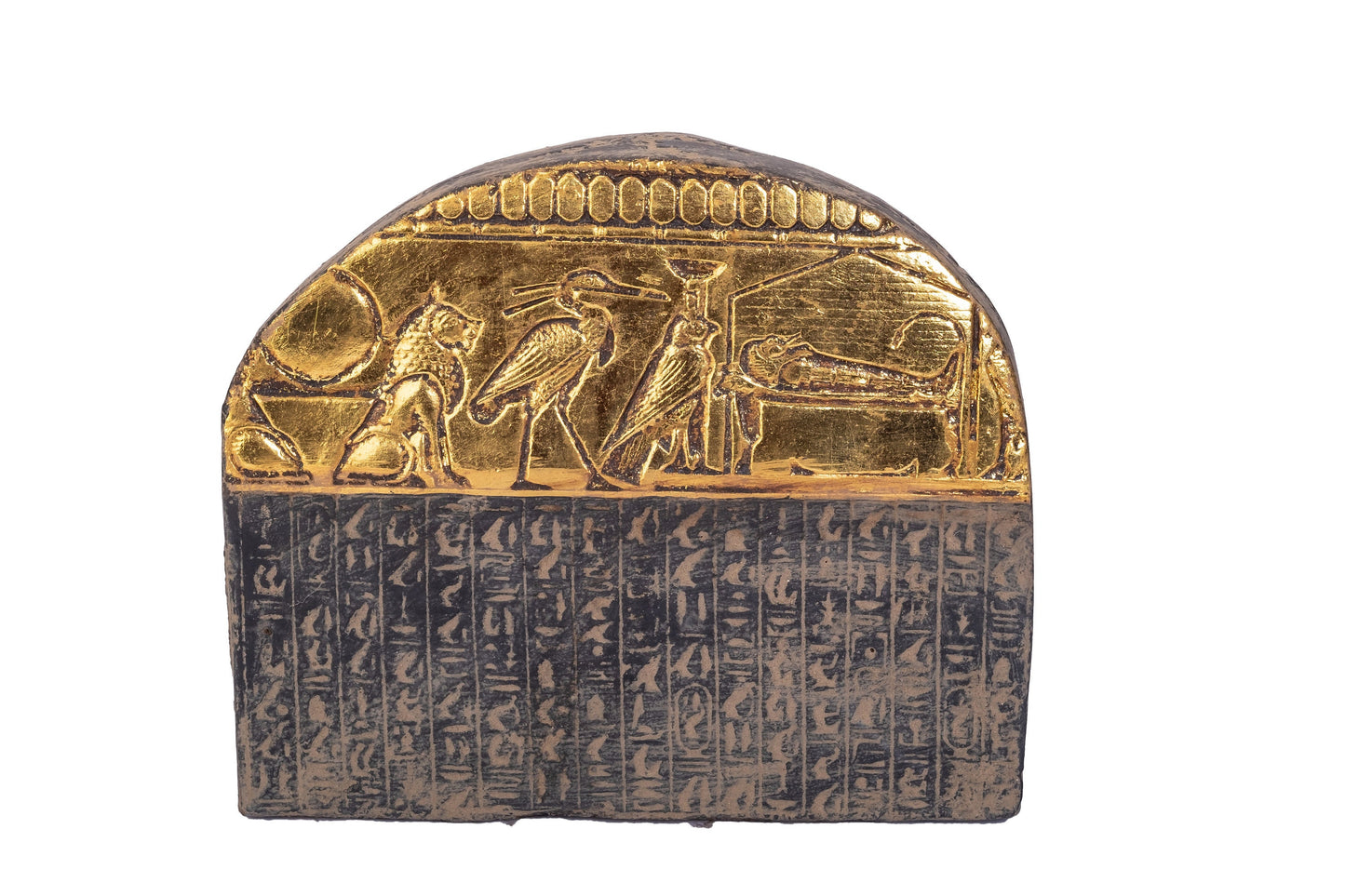 Ancient Egyptian statue of Isis wings Goddess of fertilit