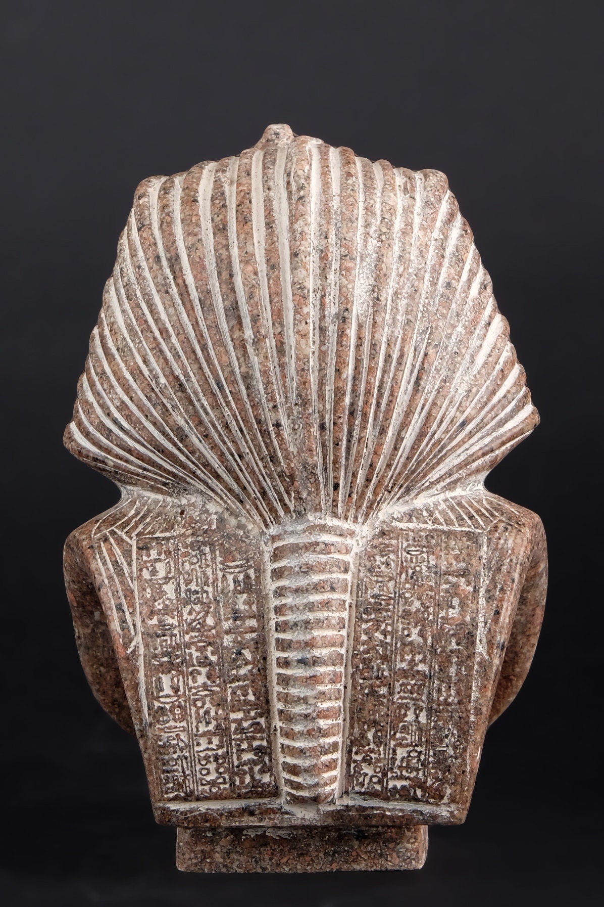 Unique ancient Egyptian statue of king Tutankhamun - granite stone made in Egypt