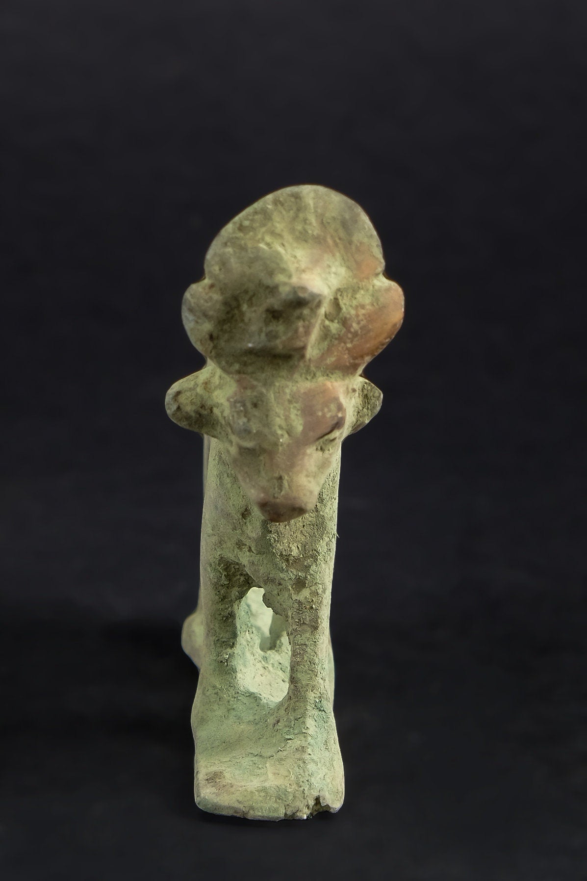 Ancient Egyptian statue of goddess Hathor Sculpture Bronze made in Egypt
