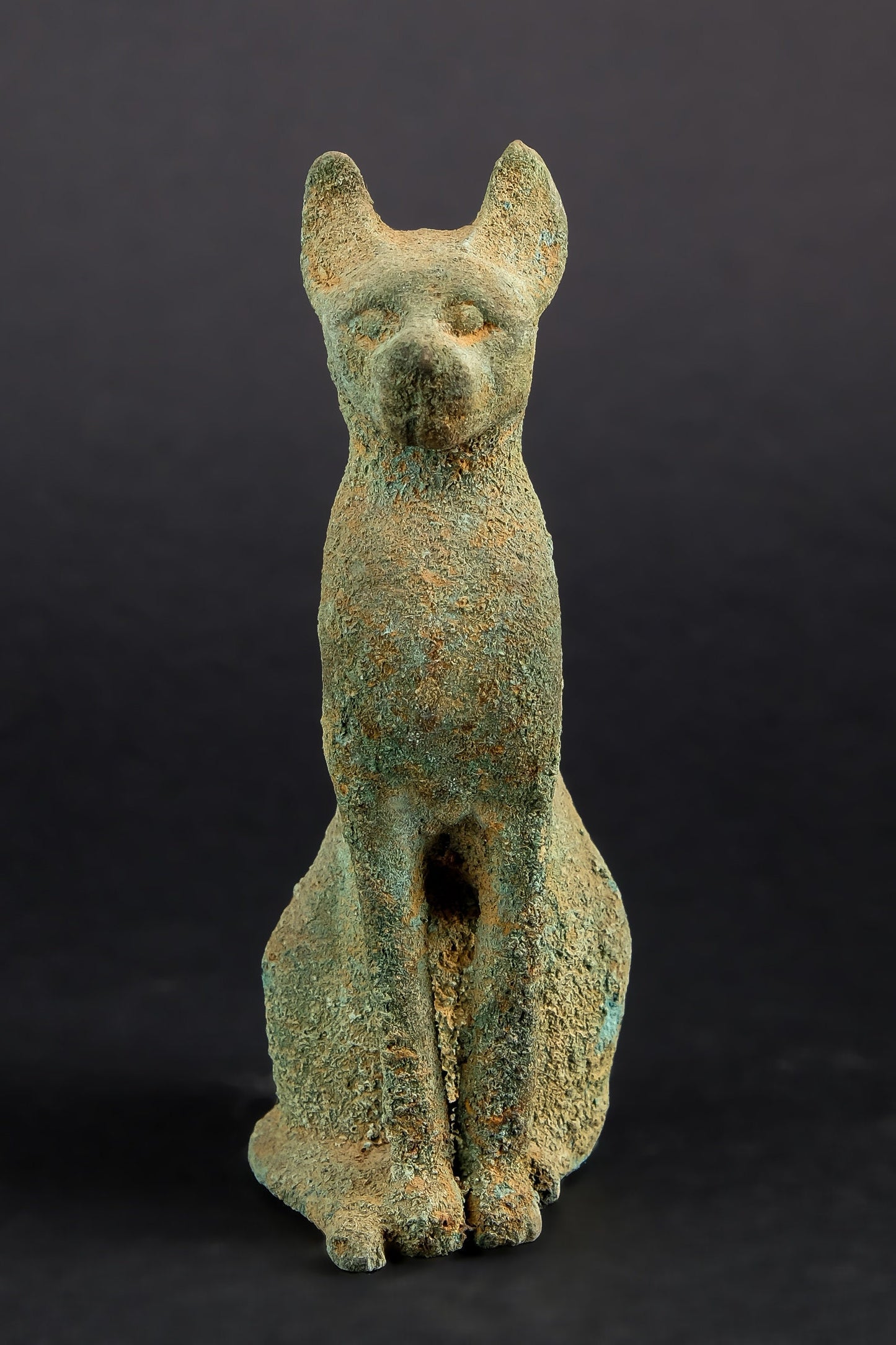 Ancient Egyptian statue of Bastet cat made of Bronze-Hand carved - made in Egypt