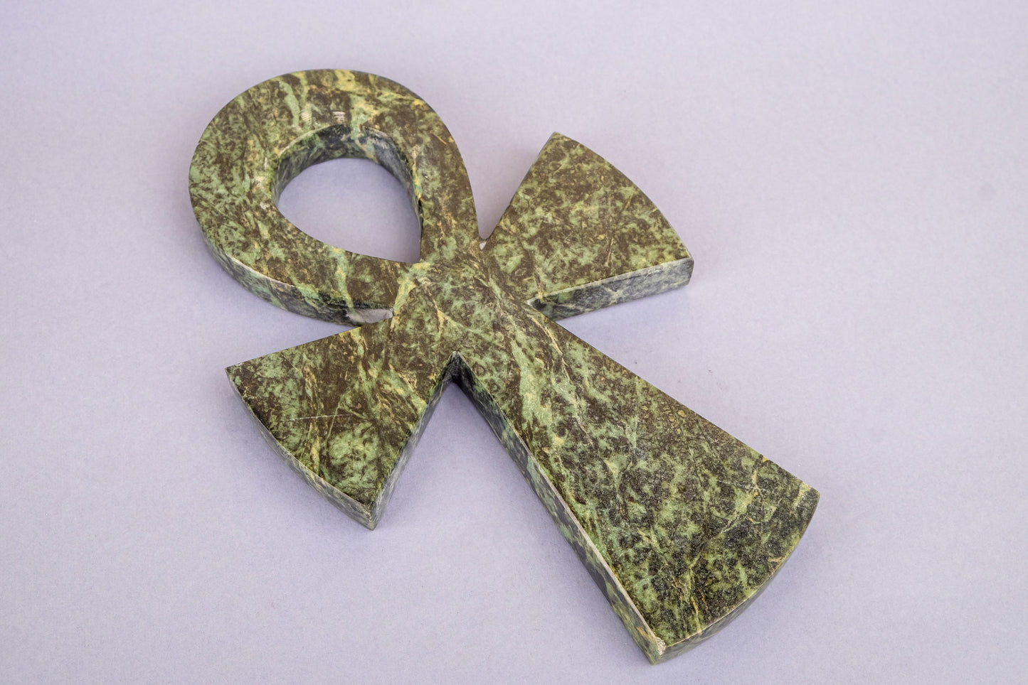 Ancient Egyptian Ankh Handmade from Egyptian green granite stone made in Egypt