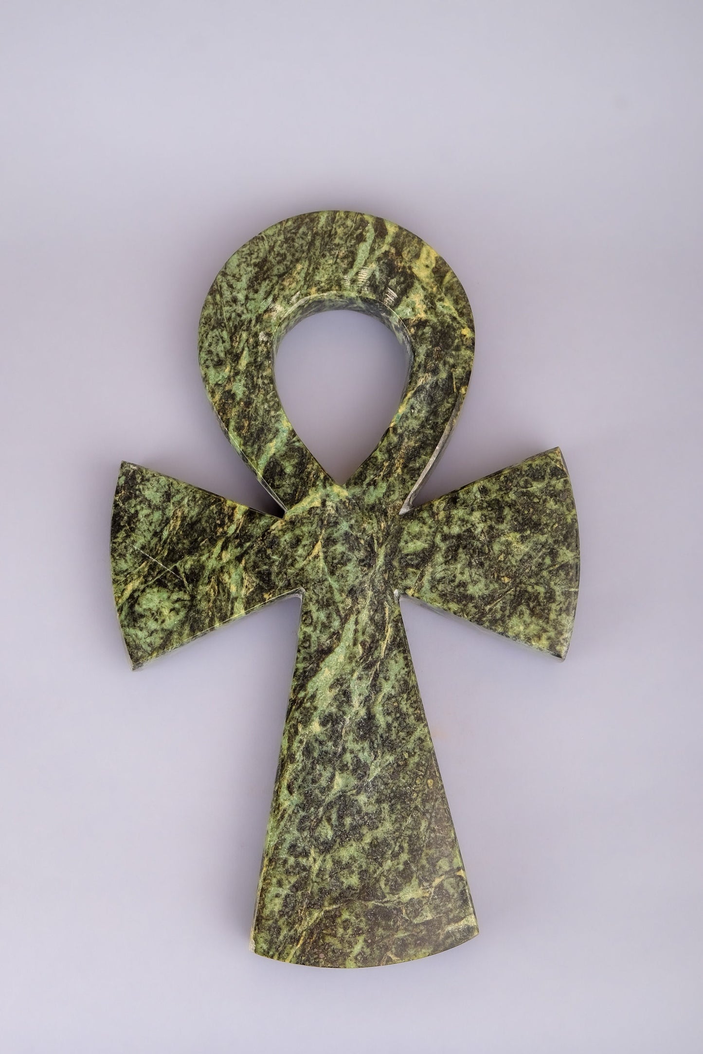 Ancient Egyptian Ankh Handmade from Egyptian green granite stone made in Egypt