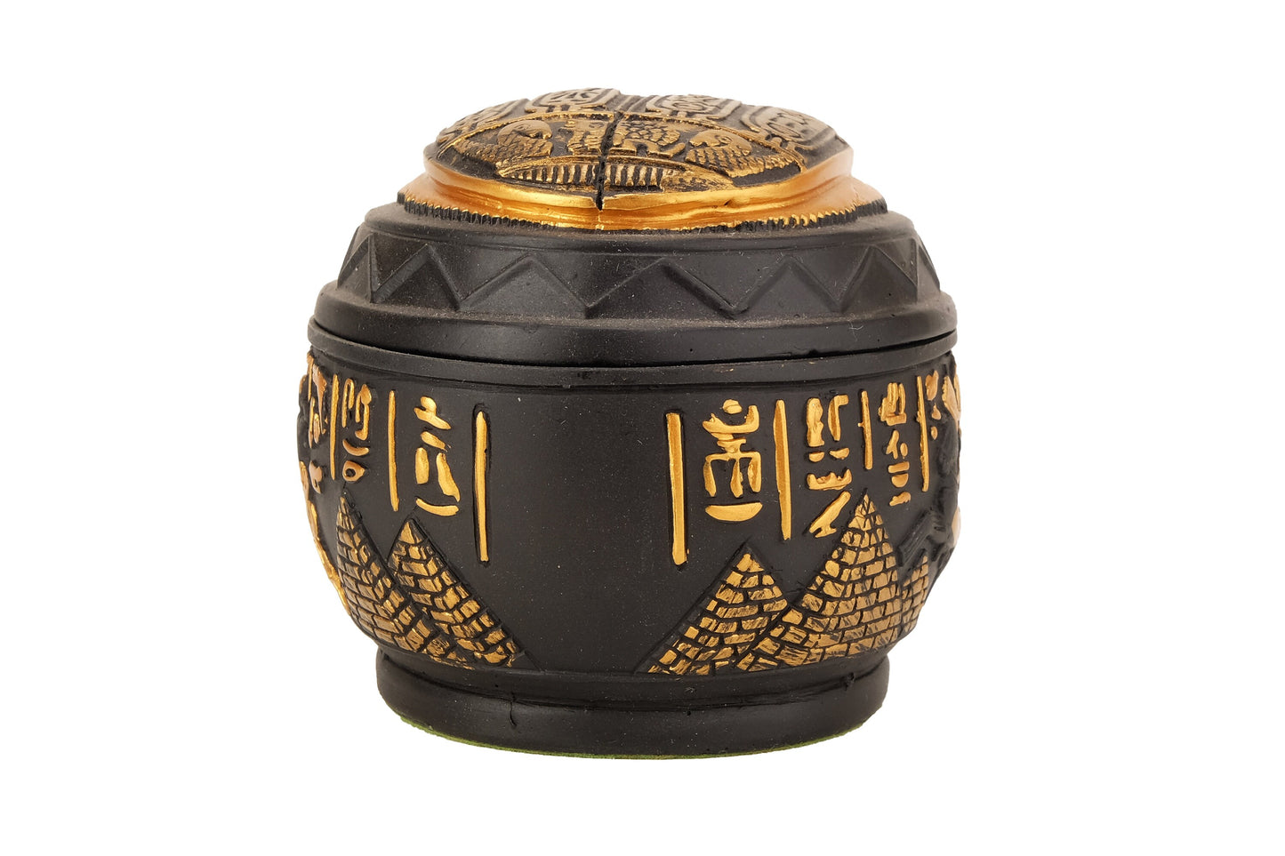 Fantastic Unique Ancient Egyptian Art Scarab as a Jewelry Box. Heavy stone Unique painted colored made in Egypt