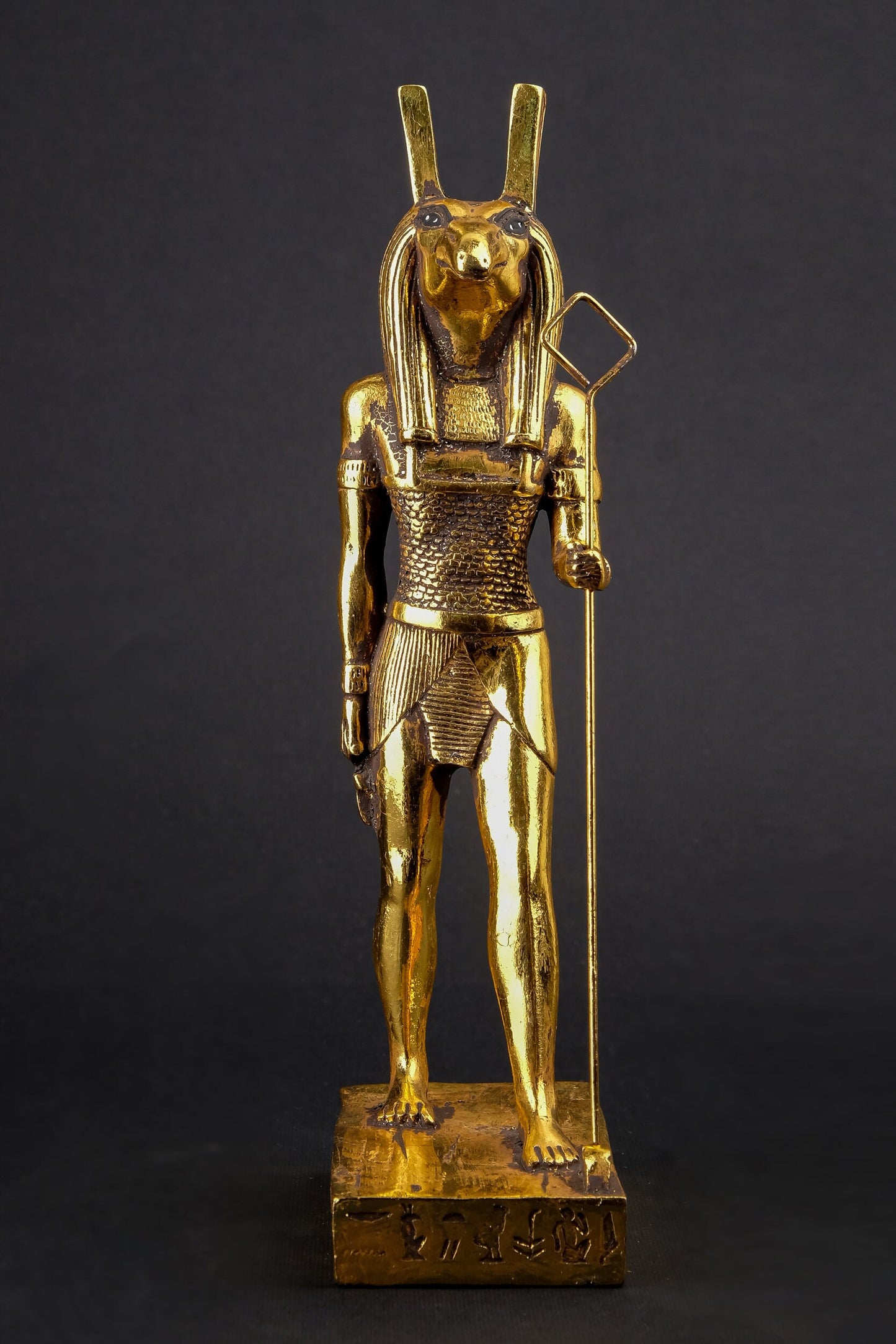 Egyptian statue of Set (Seth) and Suetekh was the symbol of chaos, violence, deserts and storms he is the murderer of his brother Osiris