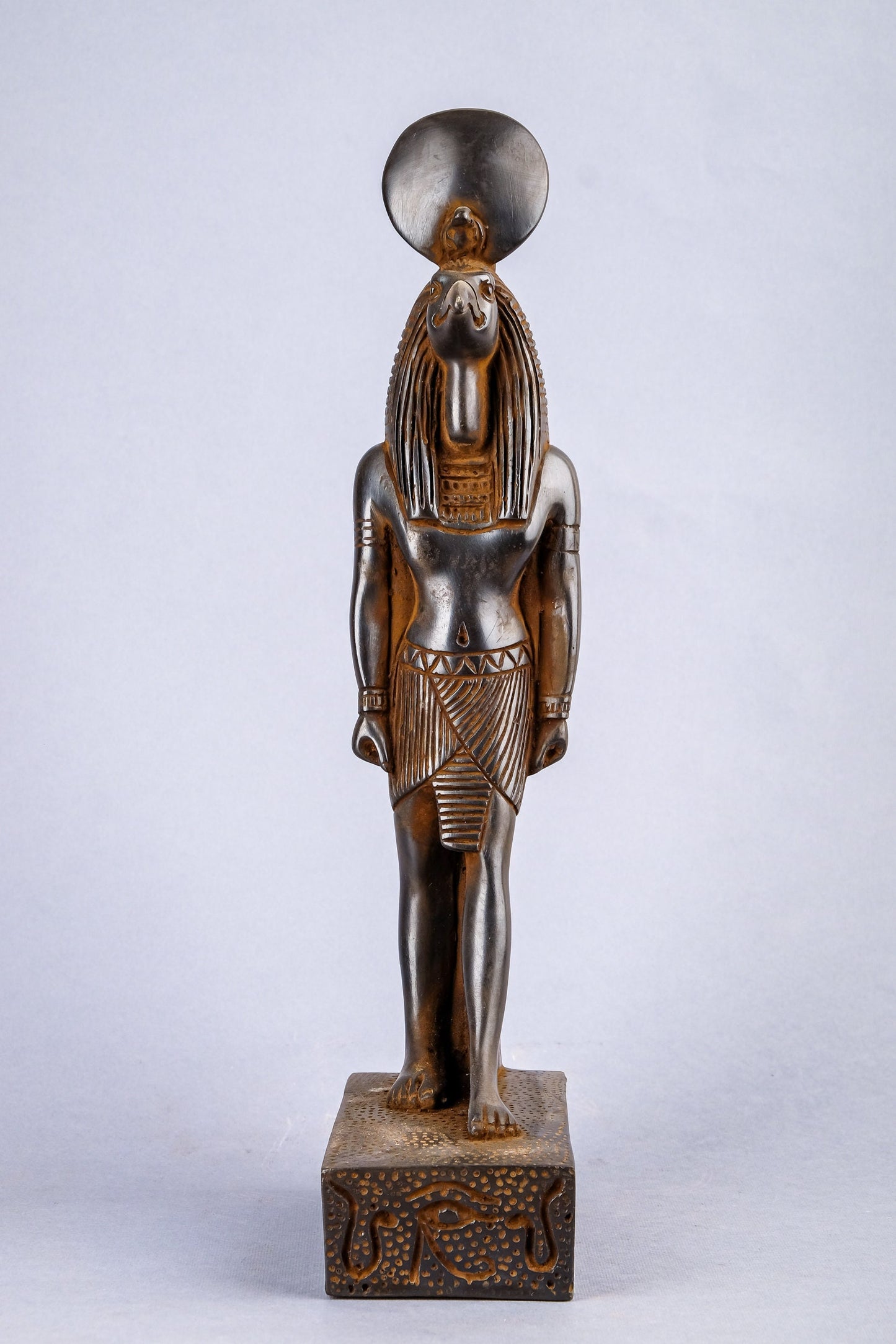 Ancient Egyptian statue of Thoth God of moon, magic, and master of knowledge. He was depicted as an Ibis bird or a baboon - Made in Egypt