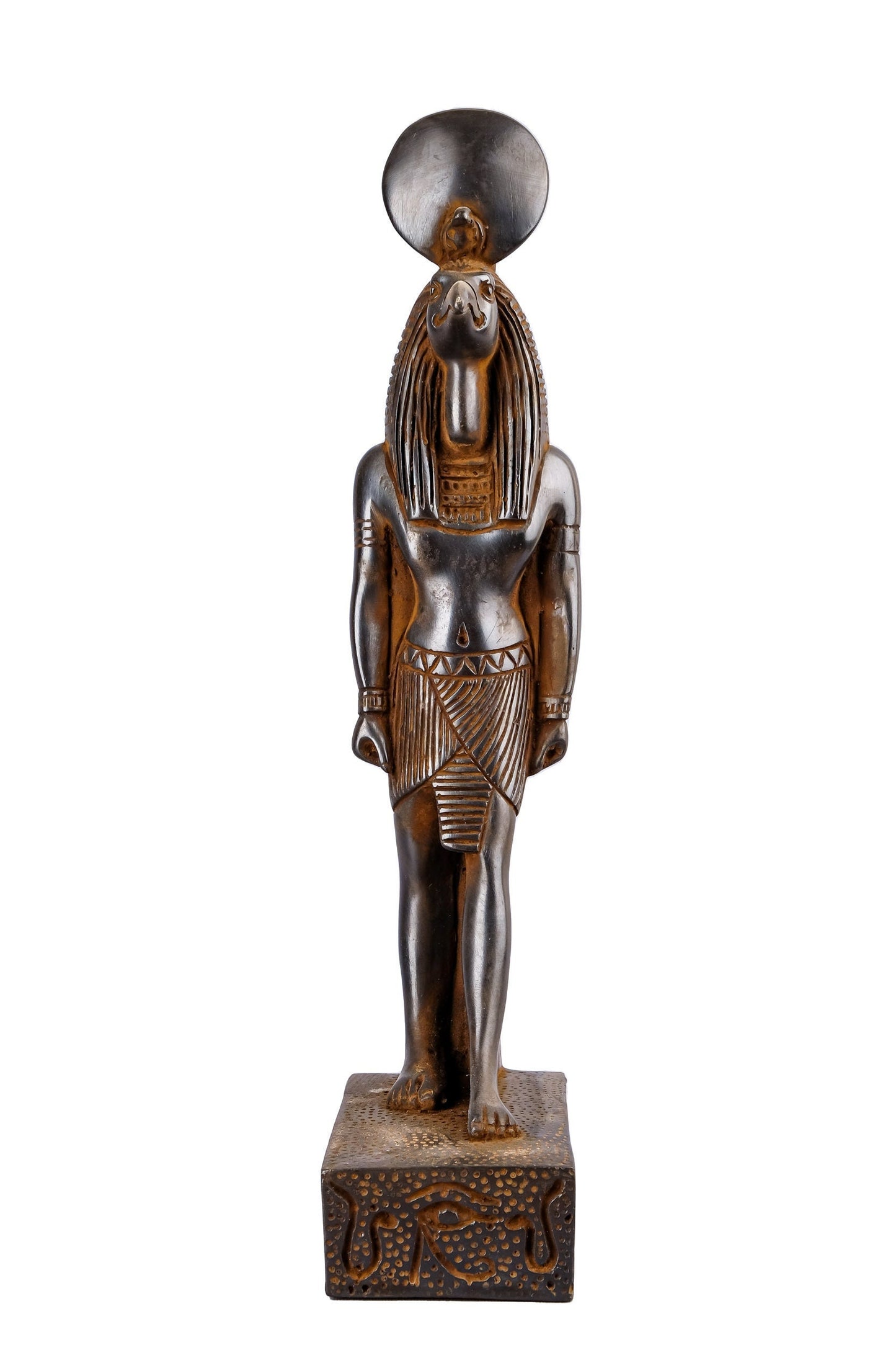 Ancient Egyptian statue of Thoth God of moon, magic, and master of knowledge. He was depicted as an Ibis bird or a baboon - Made in Egypt