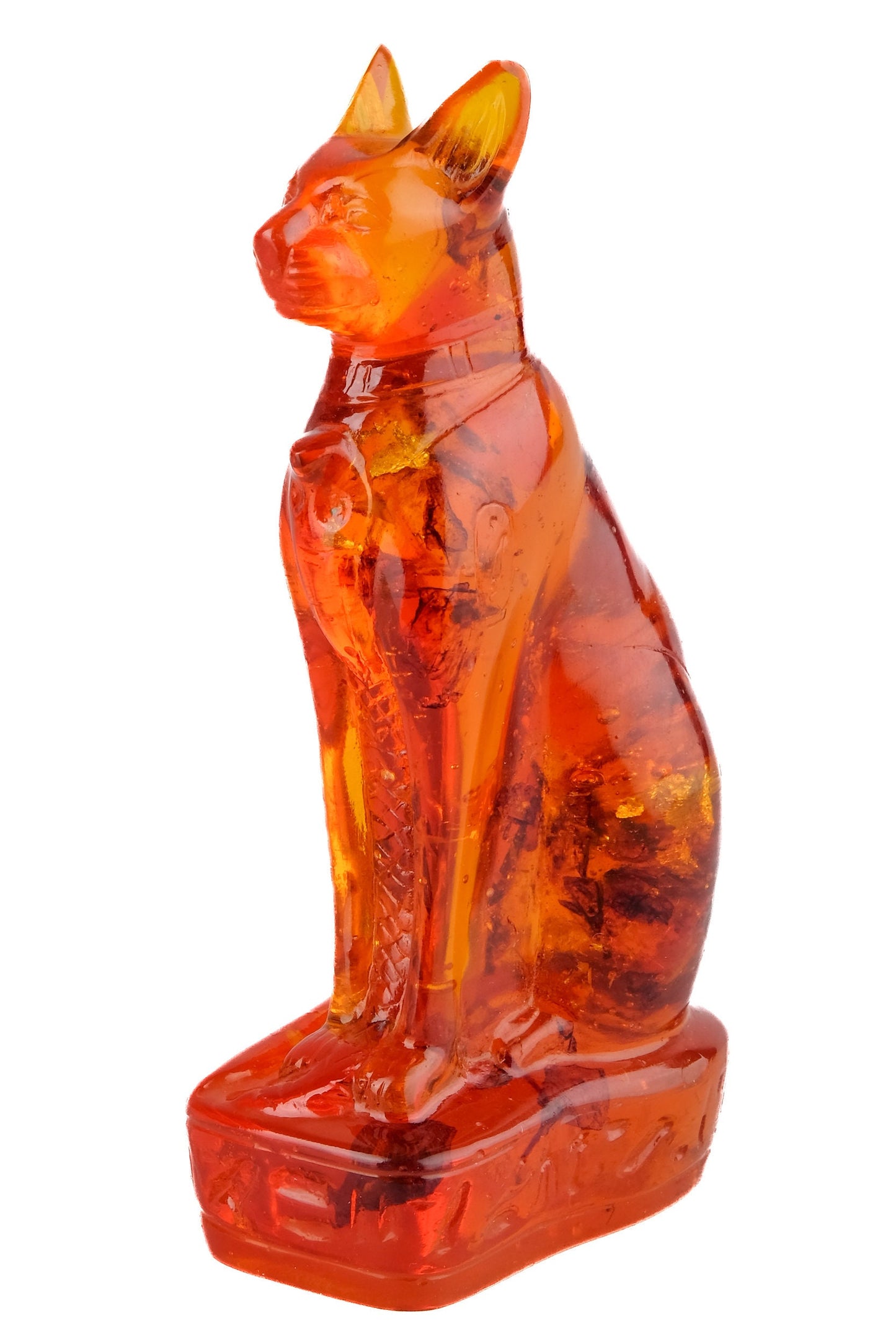 Statue of Egyptian goddess Bastet cat vintage statue - home decor cat - pharaonic Cat- Egyptian Bastet made in Egypt