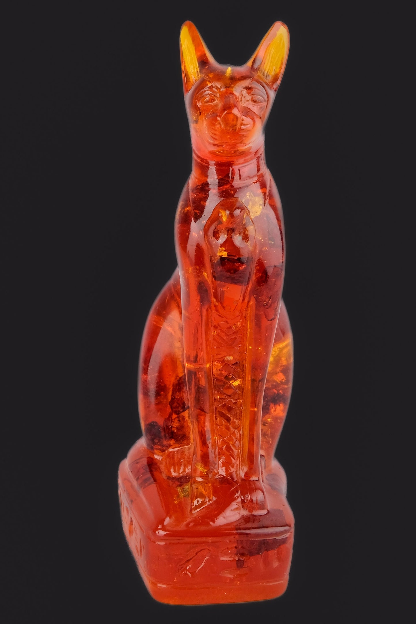 Statue of Egyptian goddess Bastet cat vintage statue - home decor cat - pharaonic Cat- Egyptian Bastet made in Egypt