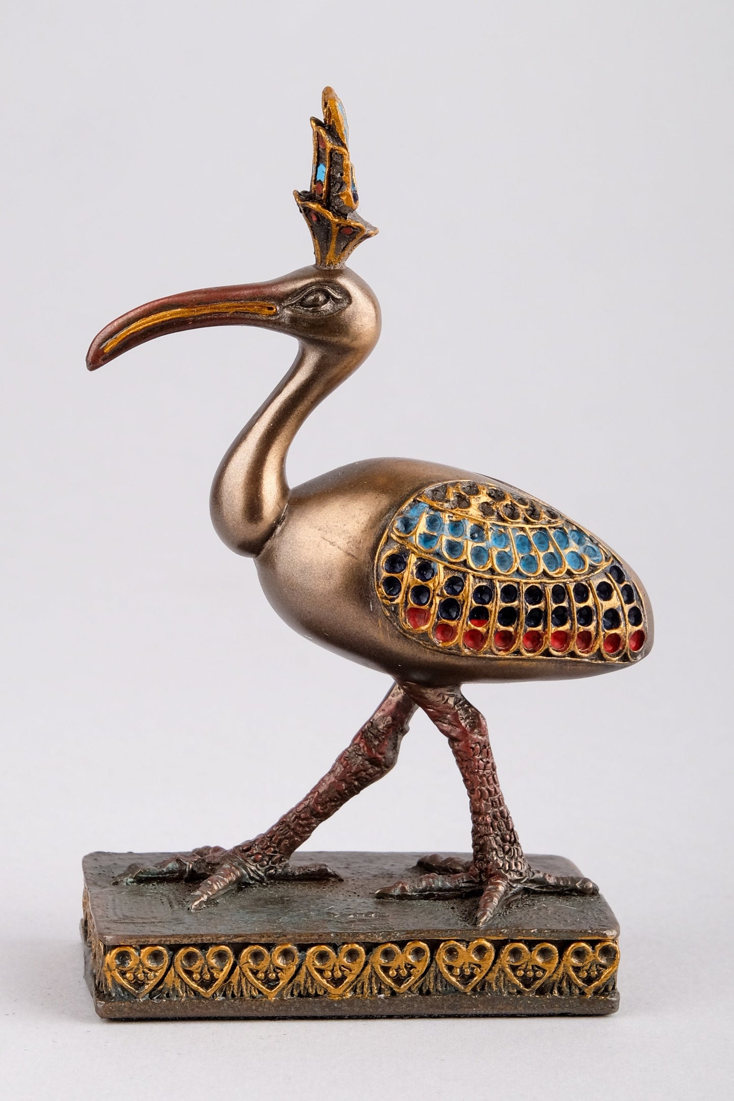Egyptian Thoth statue, as the Sacred Ibis God of moon, wisdom, magic, and master of knowledge - He was depicted as an Ibis bird or a baboon