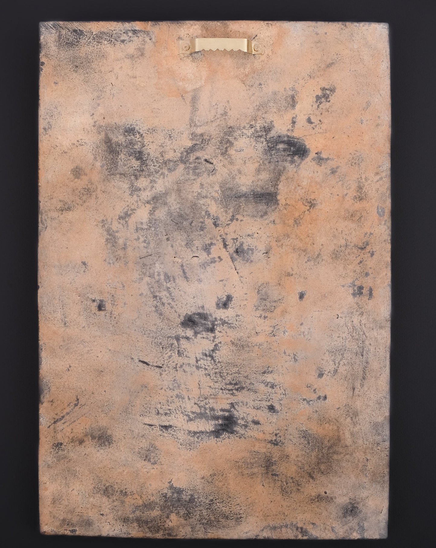 Ancient Egyptian Art Wall Relief Queen Nefertari being Led by Isis black heavy stone hand touching made in Egypt