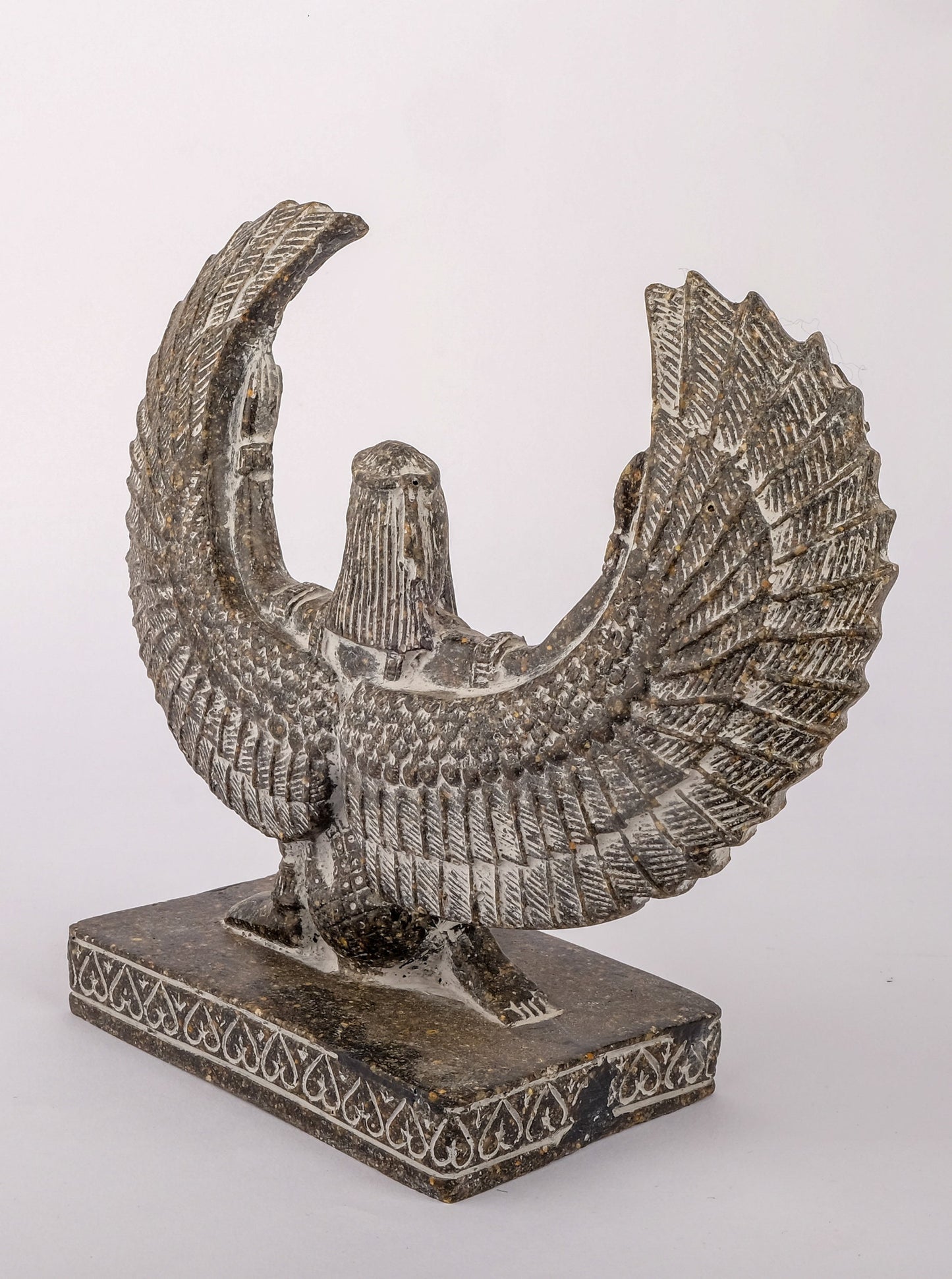 Unique Ancient Egyptian Statue of Goddess Isis open wings granite stone made in Egypt