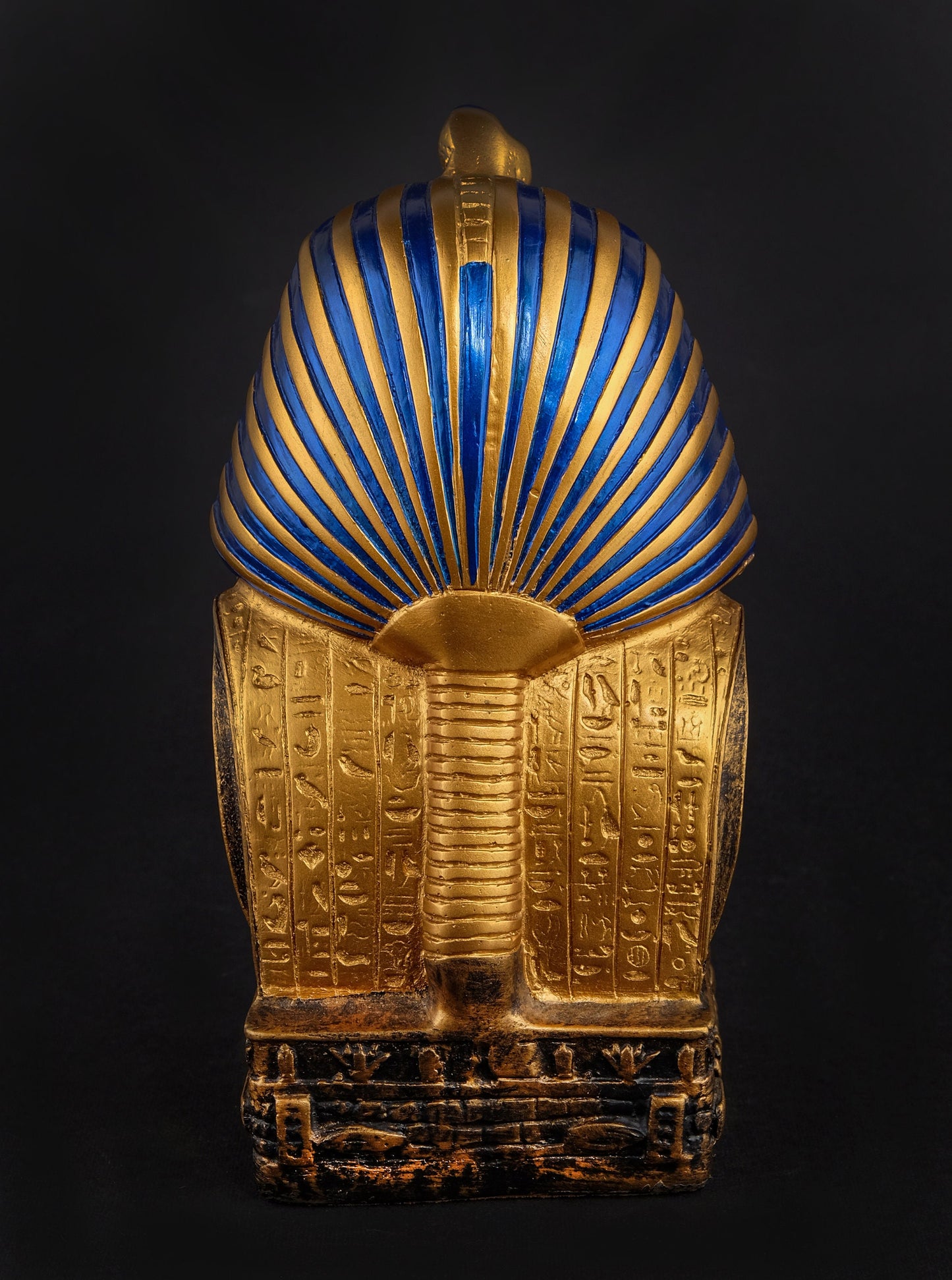 Unique Ancient Egyptian King Tutankhamun hand painted heavy statue made in Egypt