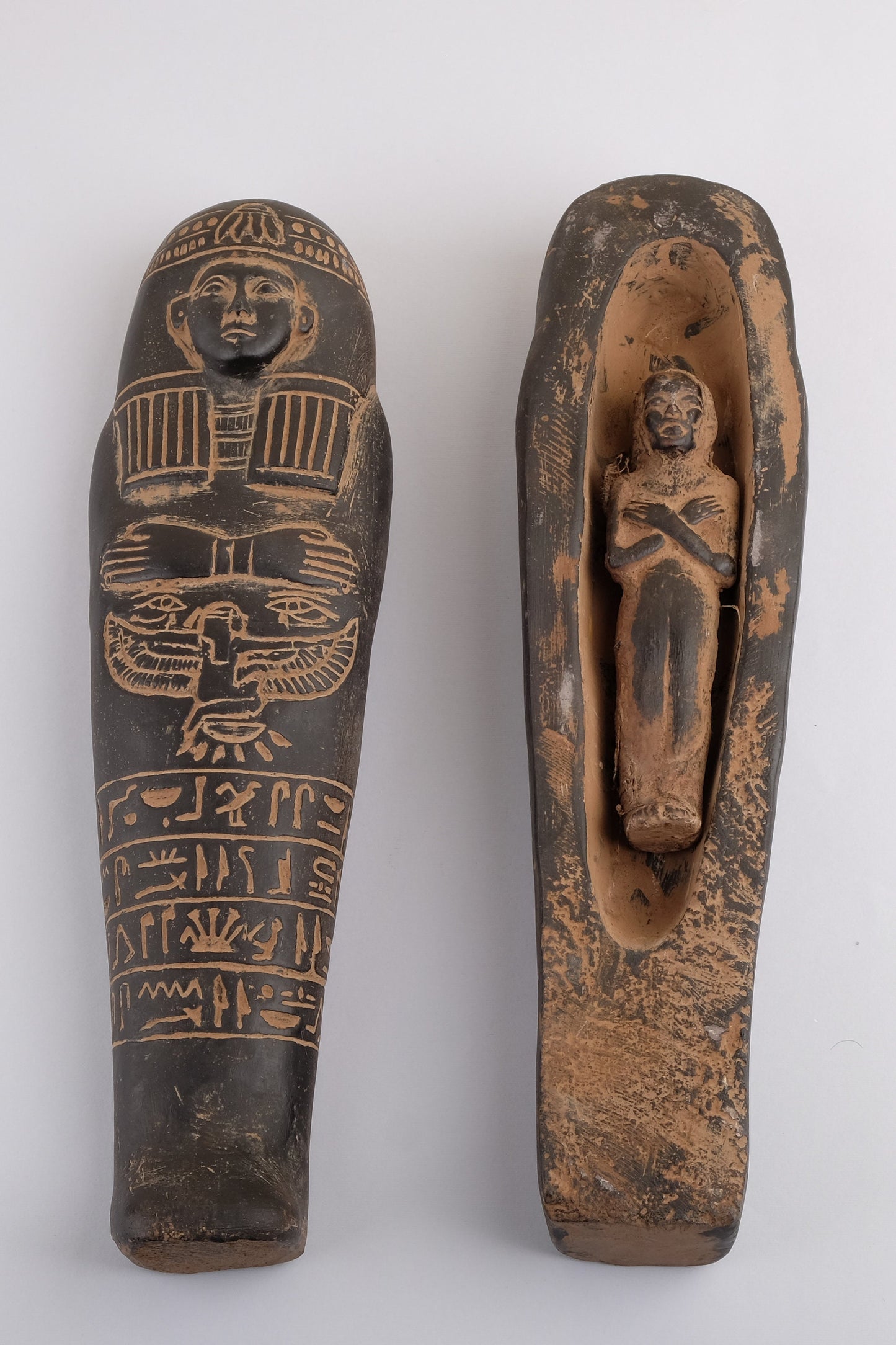 Unique ancient Egyptian large Sarcophagus of Isis heavy stone made in Egypt