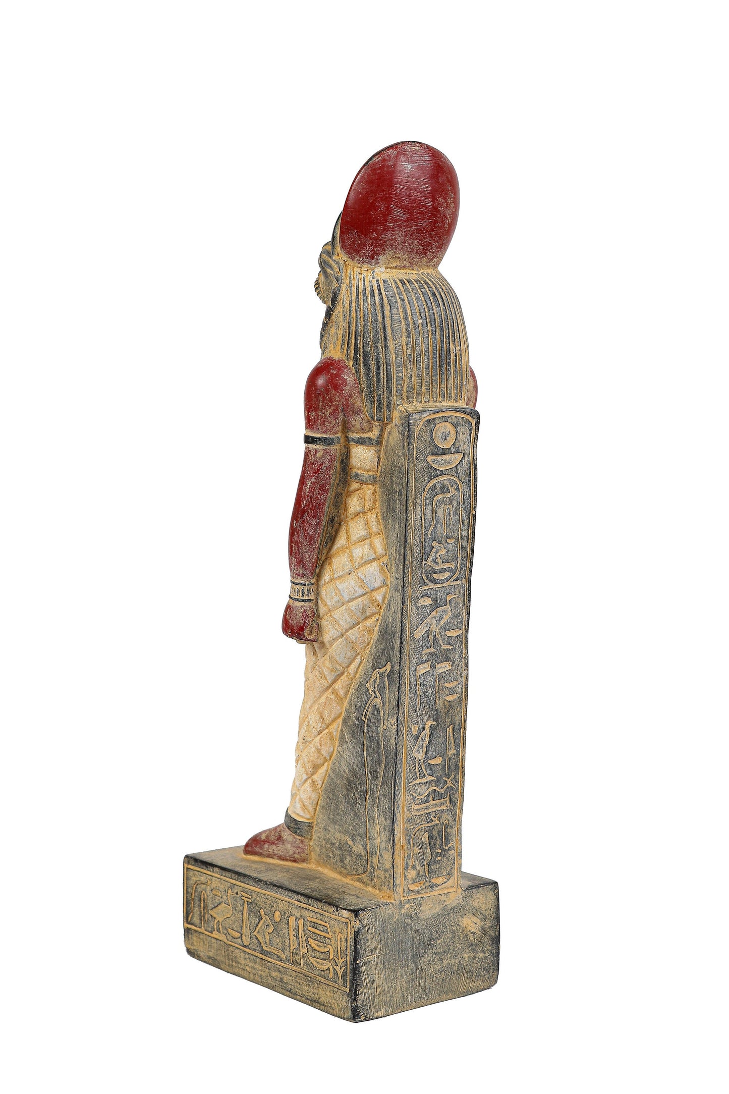 Ancient Egyptian statue of goddess Sekhmet standing unique Egyptian Art handcrafted heavy stone made in Egypt