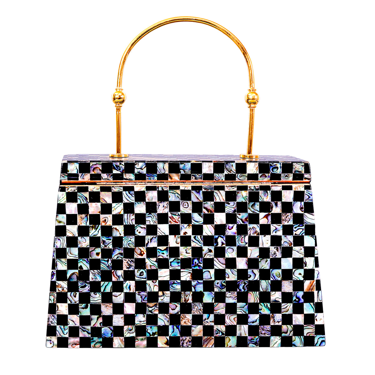 vintage Handbag in real Mother of Pearl
