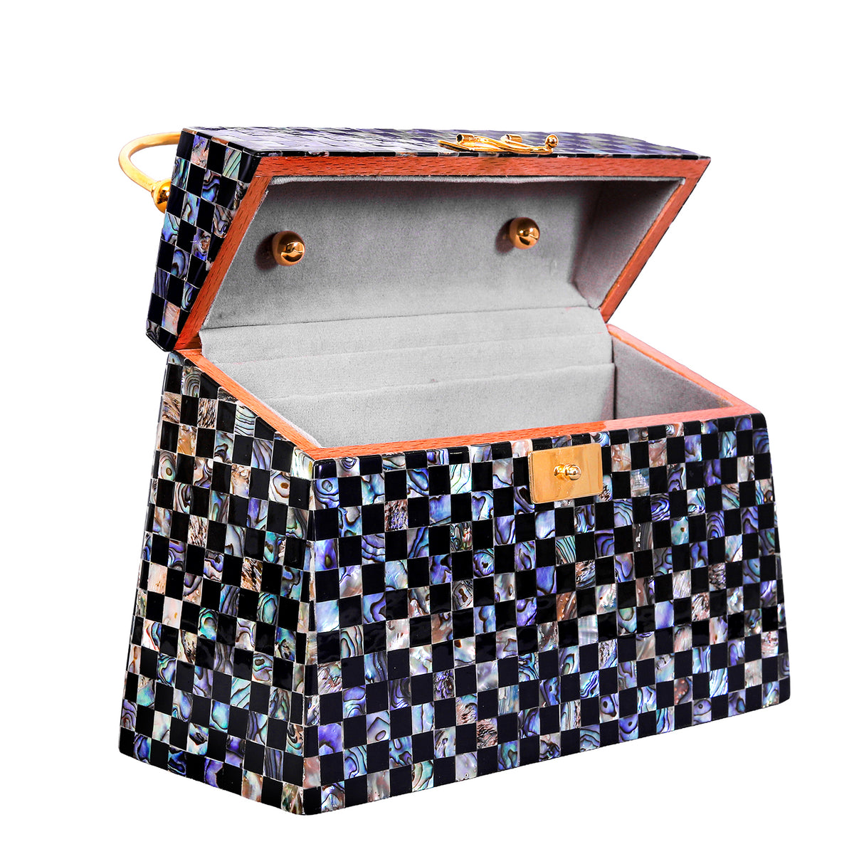 vintage Handbag in real Mother of Pearl