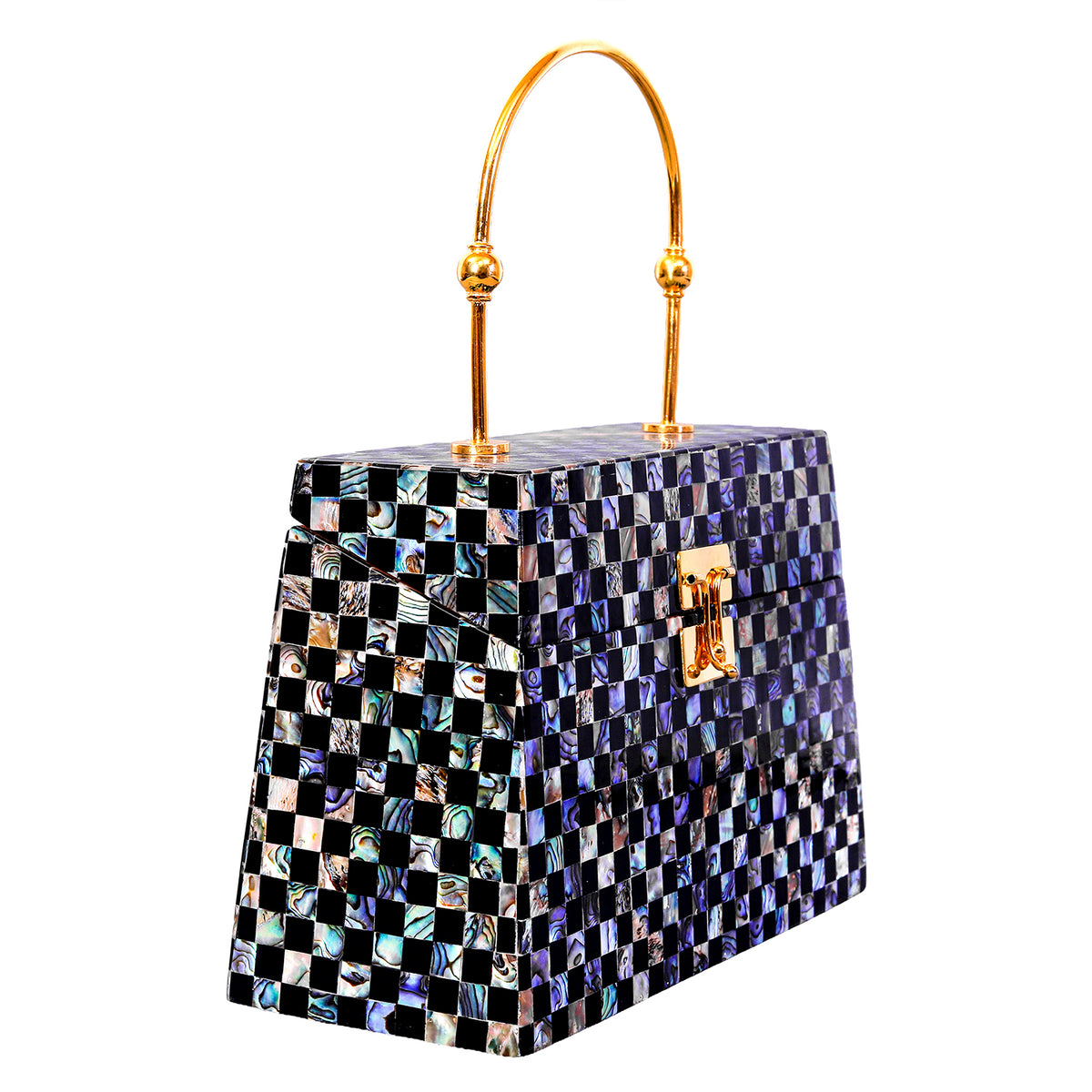 vintage Handbag in real Mother of Pearl