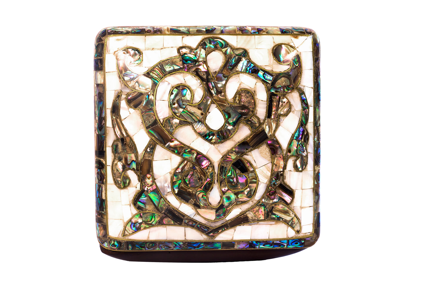 Elegant Mother-of-Pearl Trinket Box