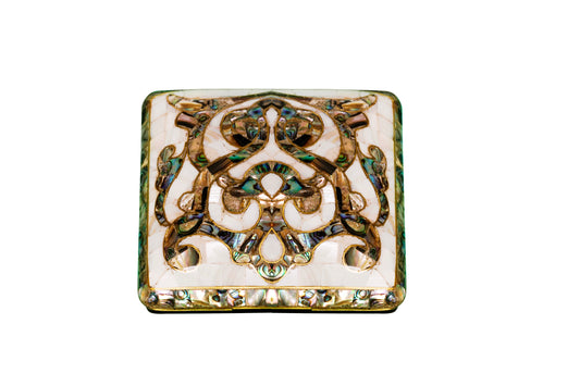 Elegant Mother-of-Pearl Trinket Box