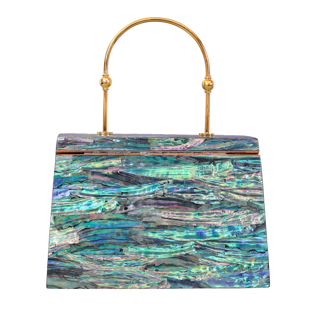 vintage Handbag in real Mother of Pearl