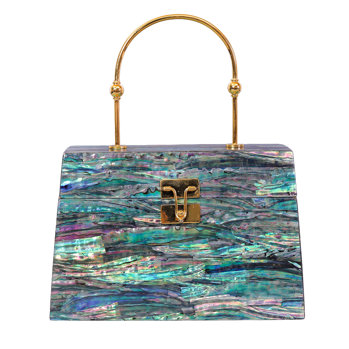 vintage Handbag in real Mother of Pearl