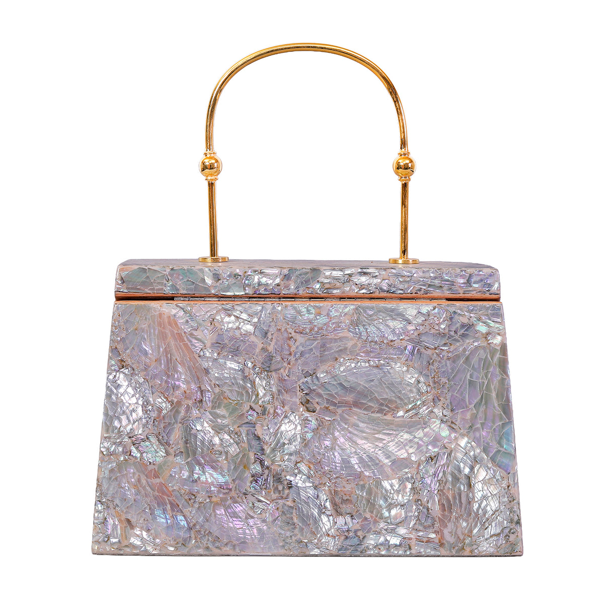 vintage Handbag in real Mother of Pearl