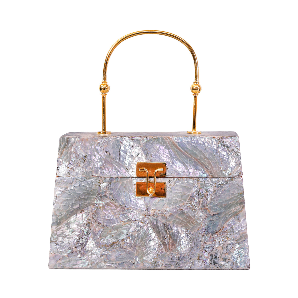 vintage Handbag in real Mother of Pearl