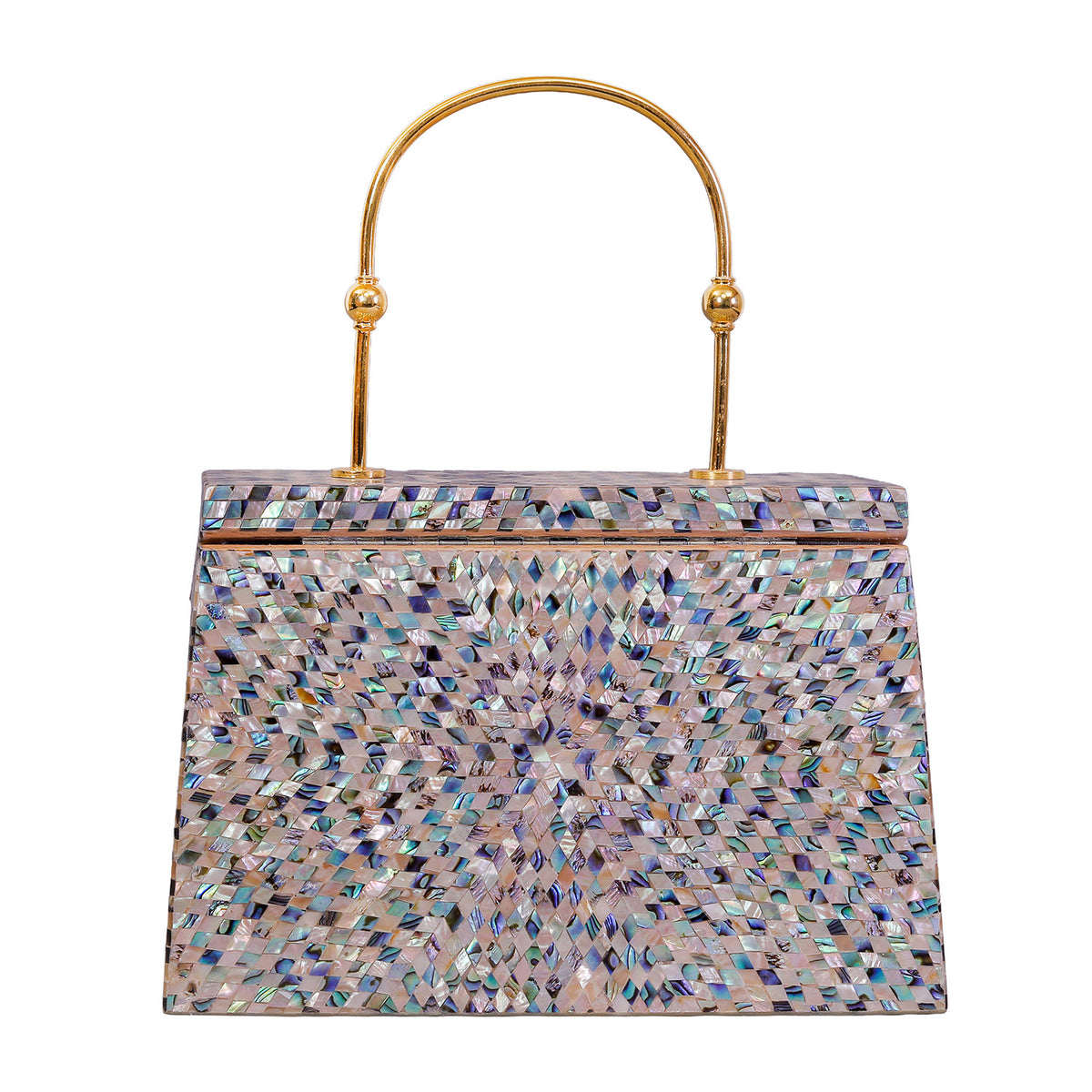 vintage Handbag in real Mother of Pearl