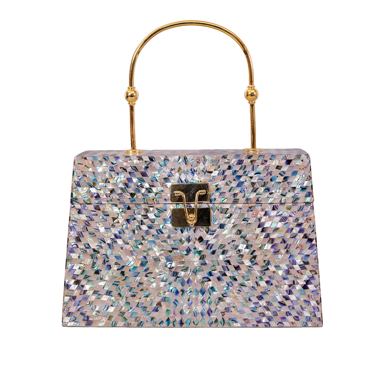 vintage Handbag in real Mother of Pearl