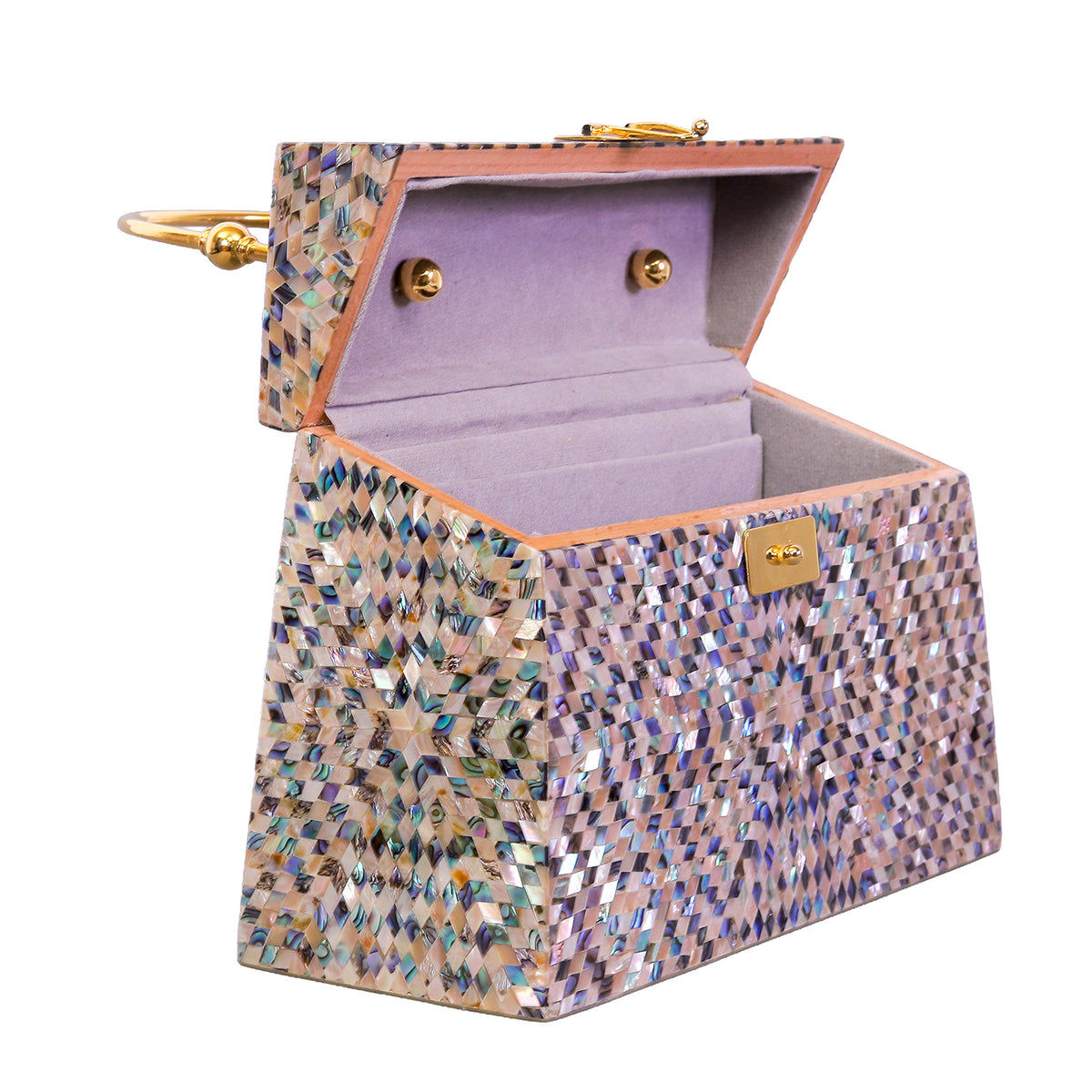 vintage Handbag in real Mother of Pearl