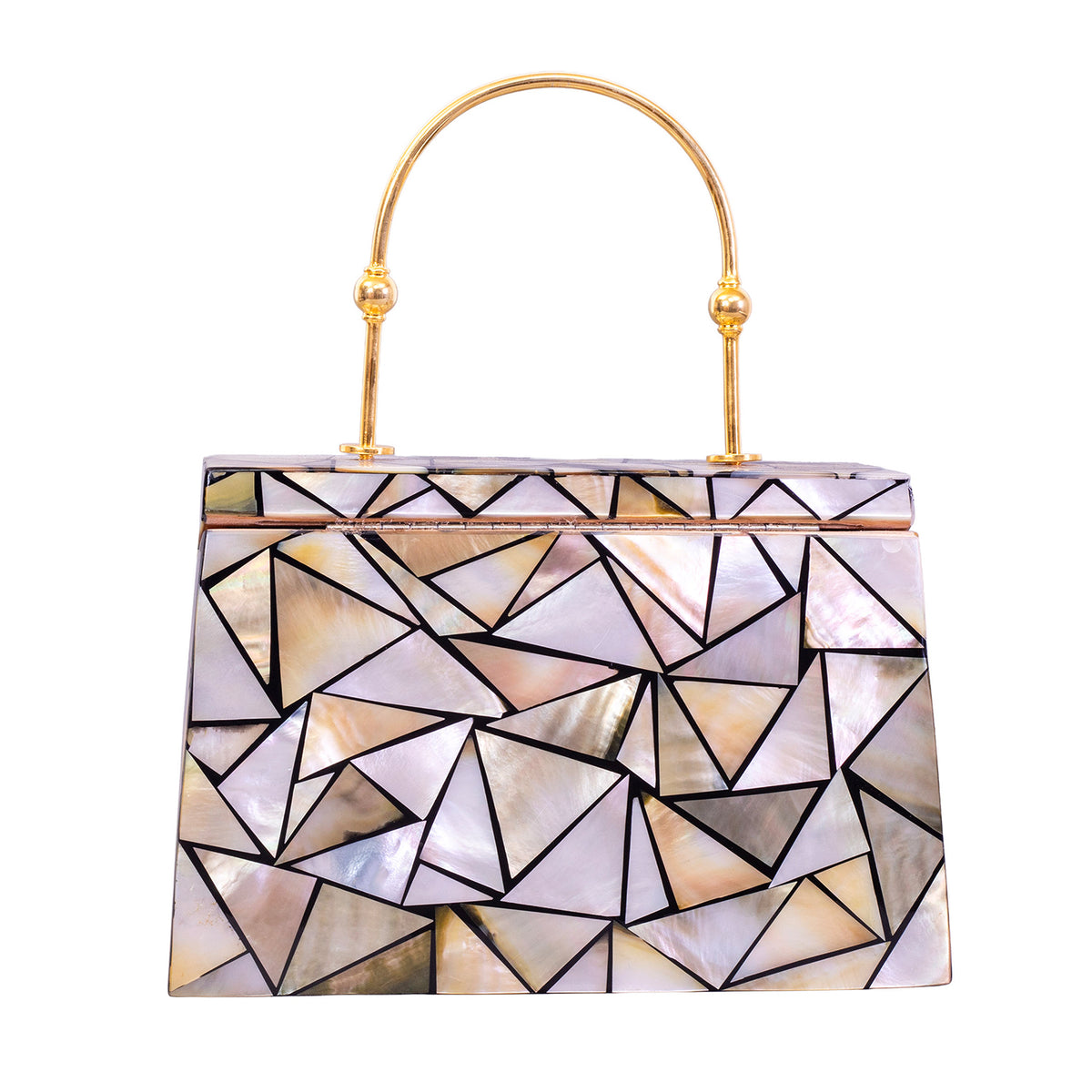 vintage Handbag in real Mother of Pearl