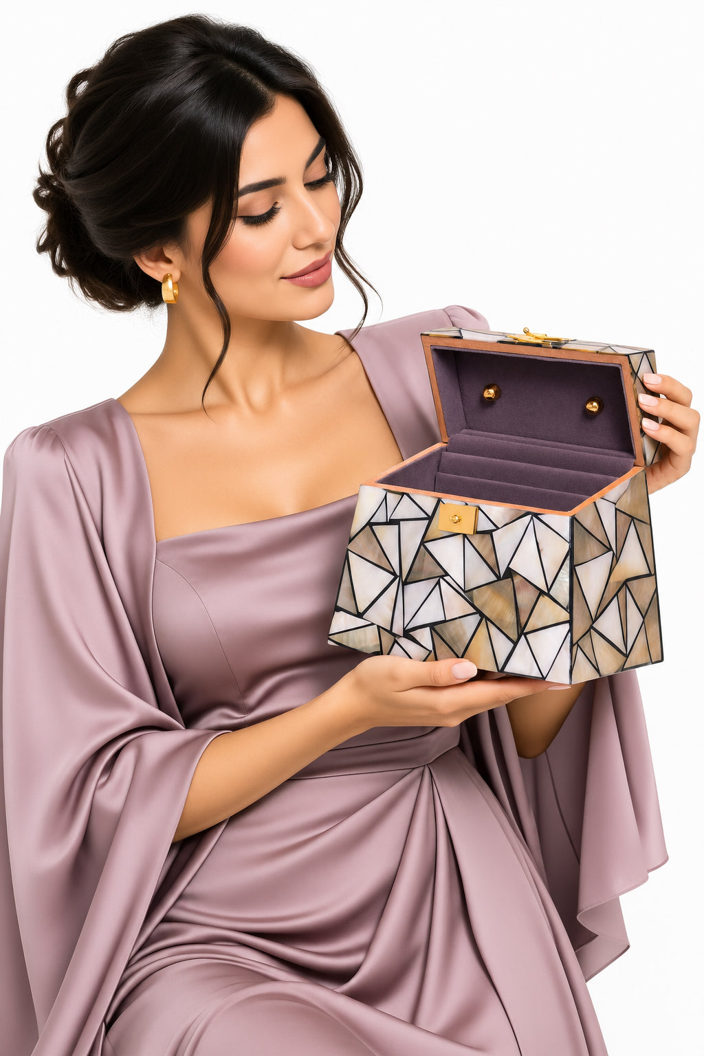 vintage Handbag in real Mother of Pearl