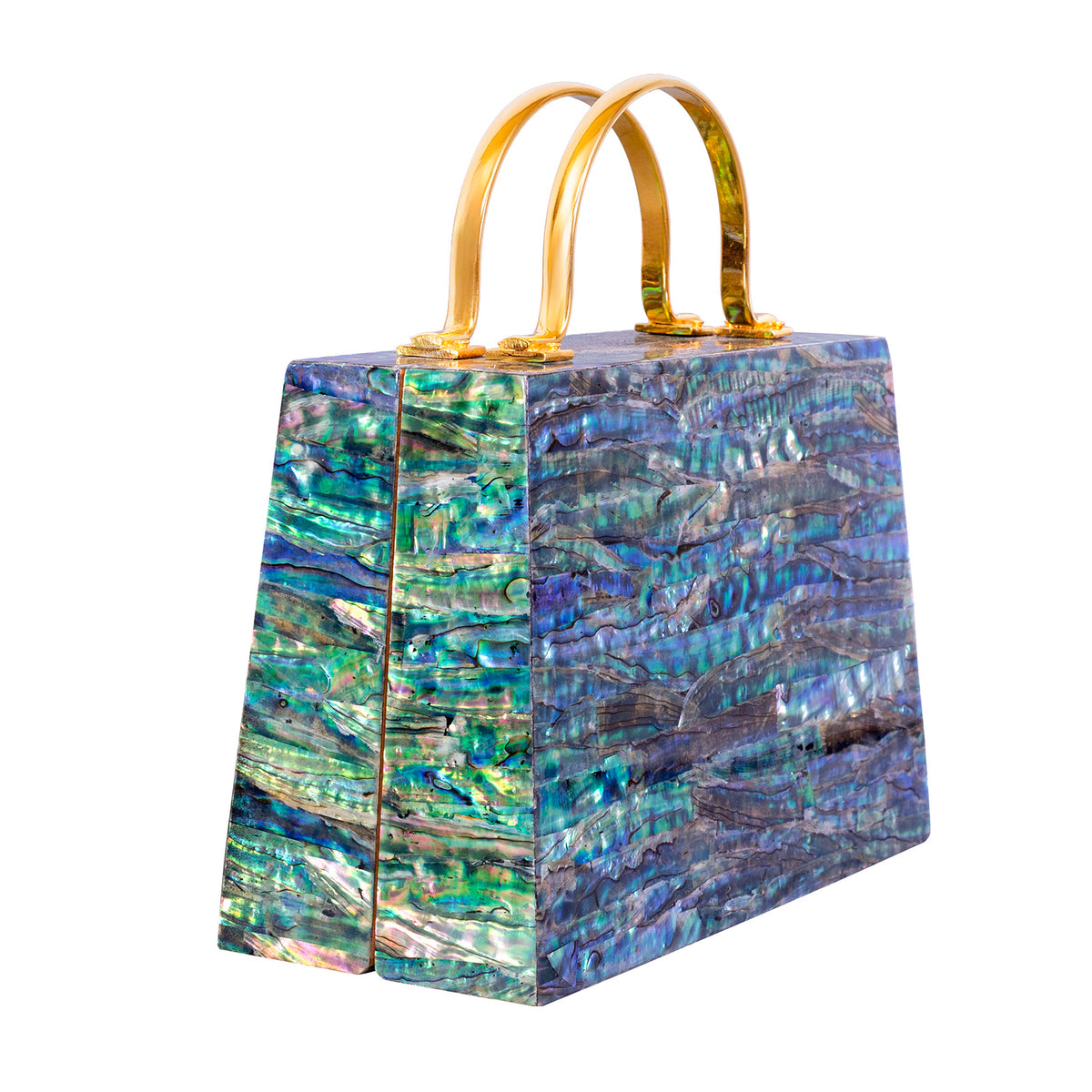 vintage Handbag in real Mother of Pearl