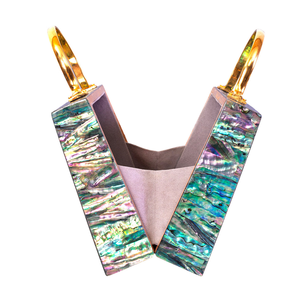 vintage Handbag in real Mother of Pearl
