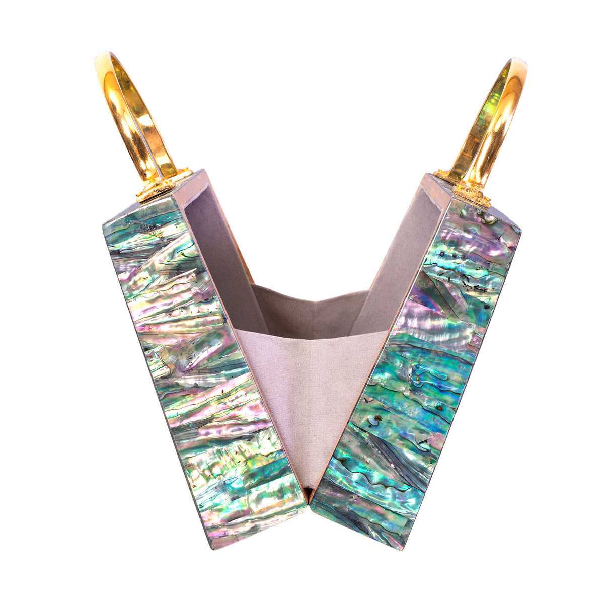 vintage Handbag in real Mother of Pearl